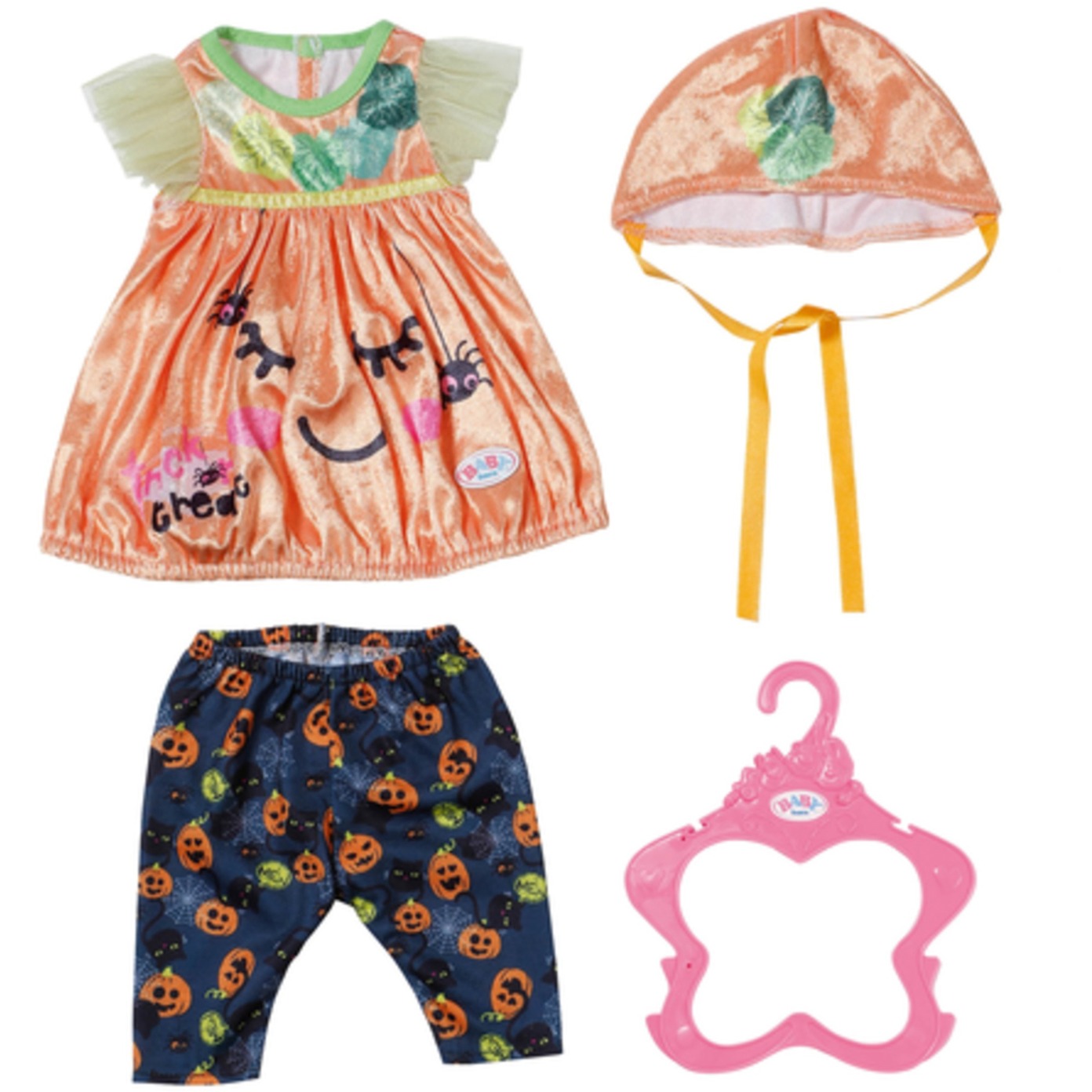 BABY born® Halloween Kürbiskleid, Puppenzubehör