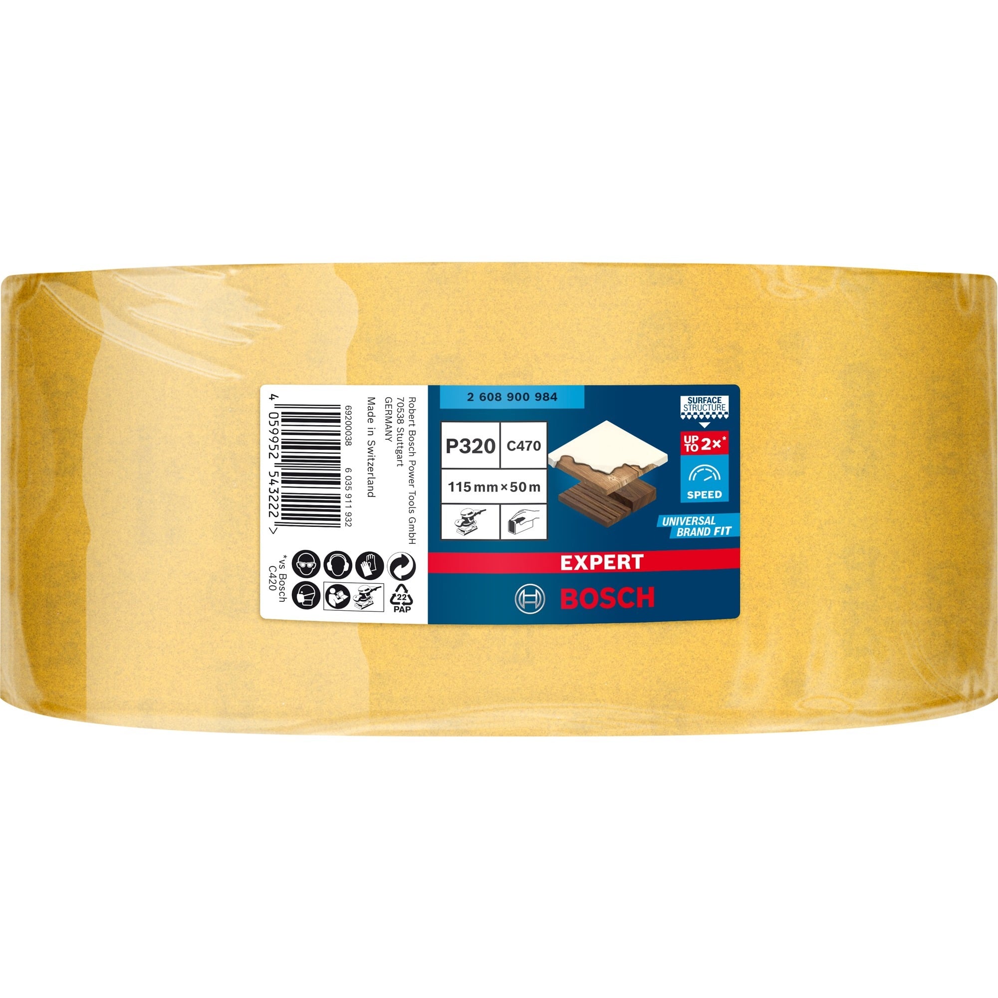 Expert C470 Schleifblatt, 115mm, K320