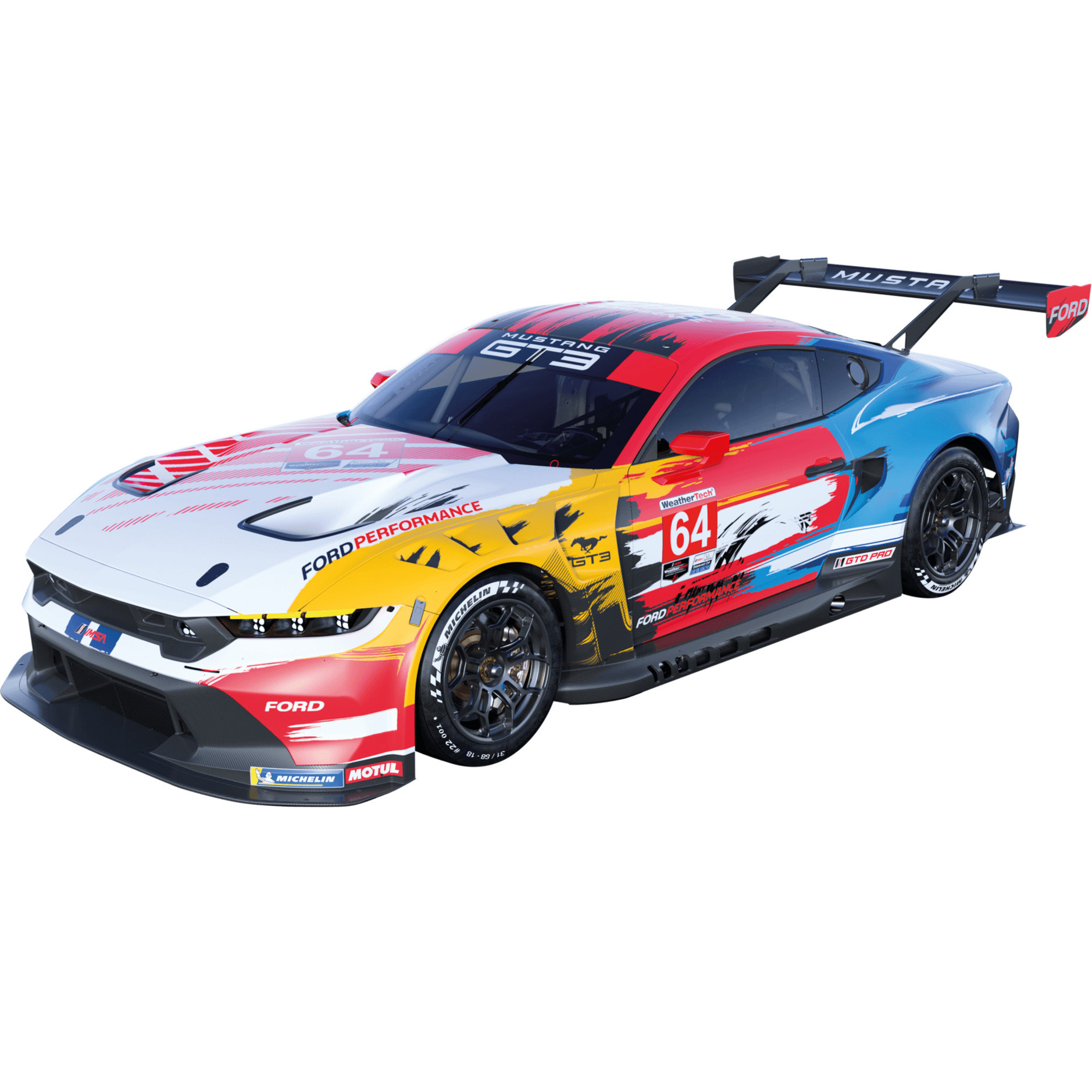 HYBRID Ford Mustang GT3 "Champion Spirit, No.64", Rennwagen