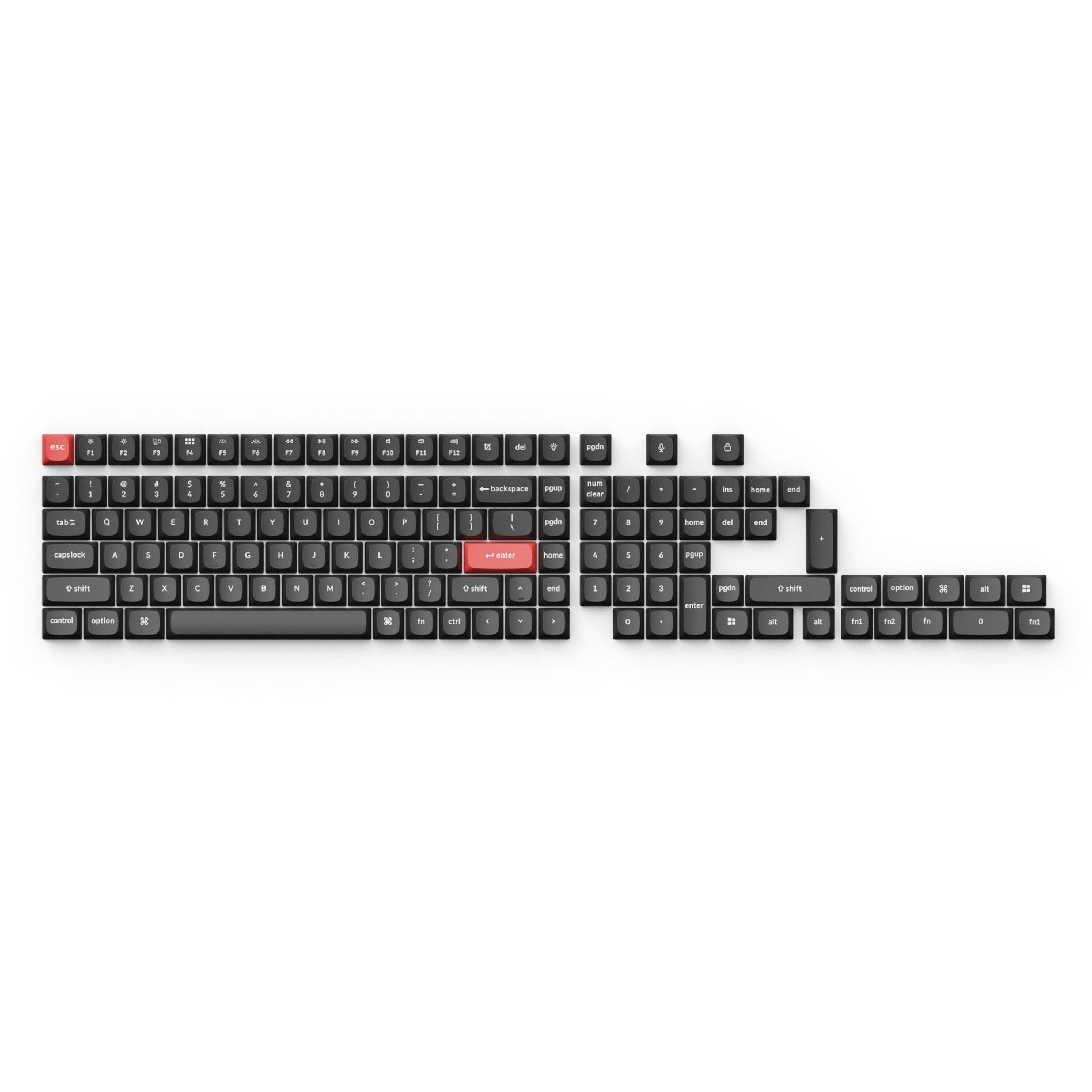 Keychron Double-Shot PBT OSA Full Keycap-Set – Dark Black, Tastenkappe | 04895248812173 Keychron Double-Shot PBT OSA Full Keycap-Set – Dark Black, Tastenkappe | 04895248812173