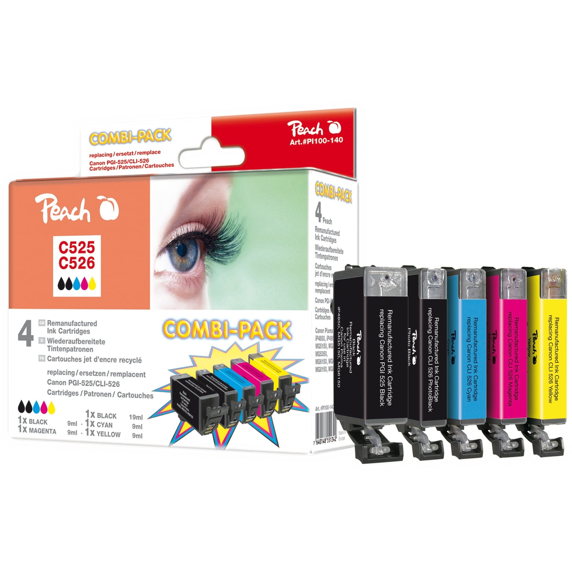 Tinte Spar Pack PI100-140