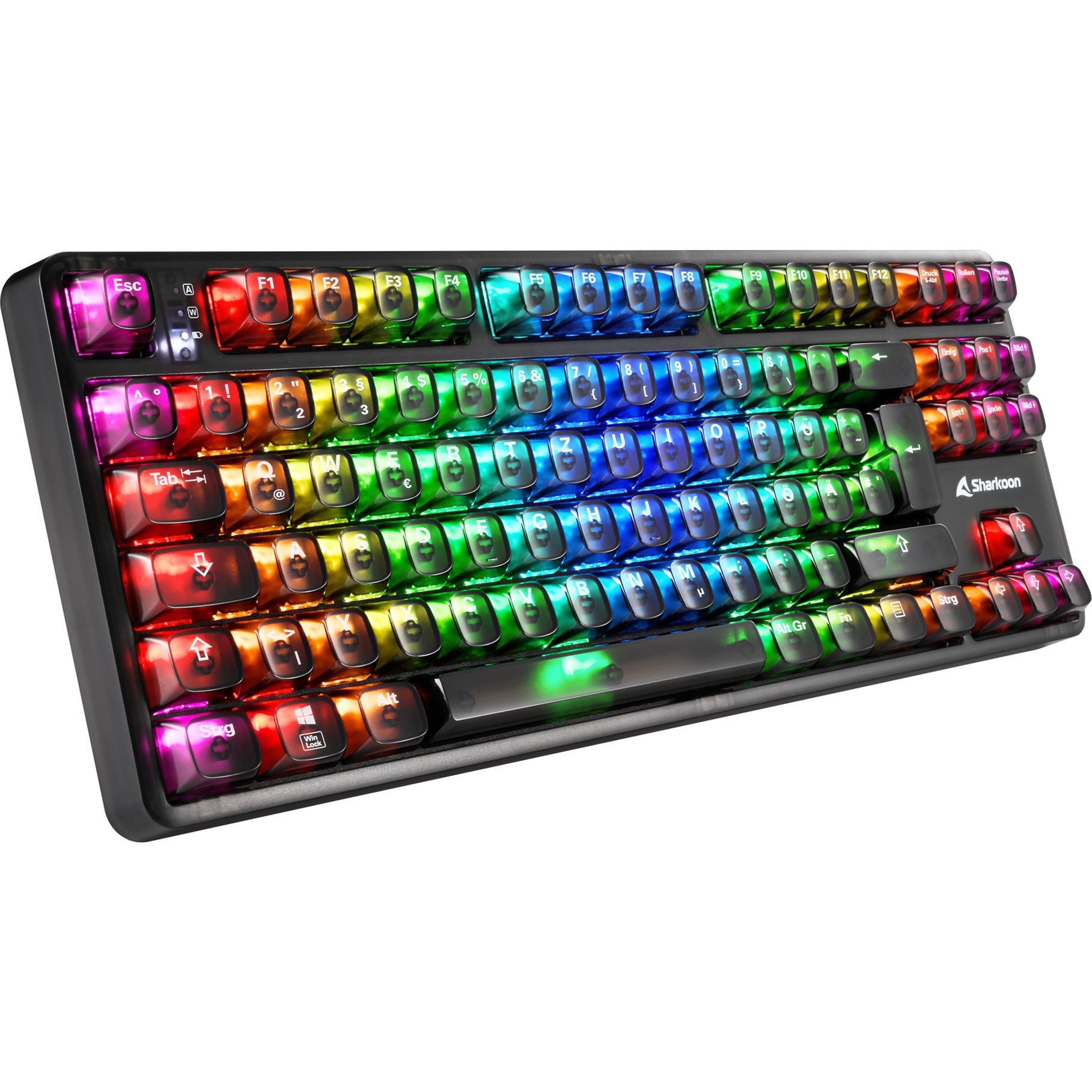 Sharkoon Crystal Shark, Gaming-Tastatur | 04044951040124 Sharkoon Crystal Shark, Gaming-Tastatur | 04044951040124