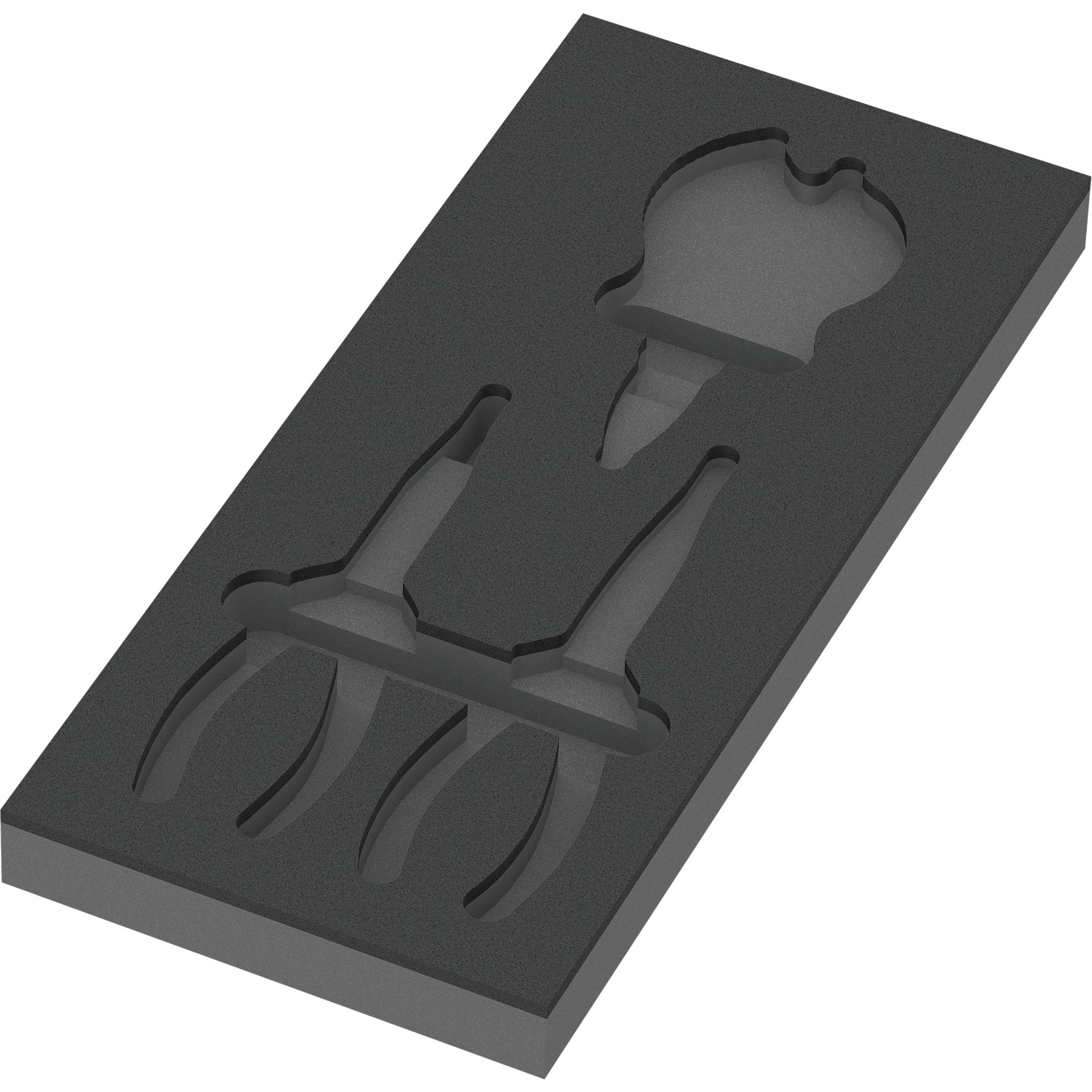 9881 Schaumstoffeinlage für KNIPEX Zangen Set 2, leer
