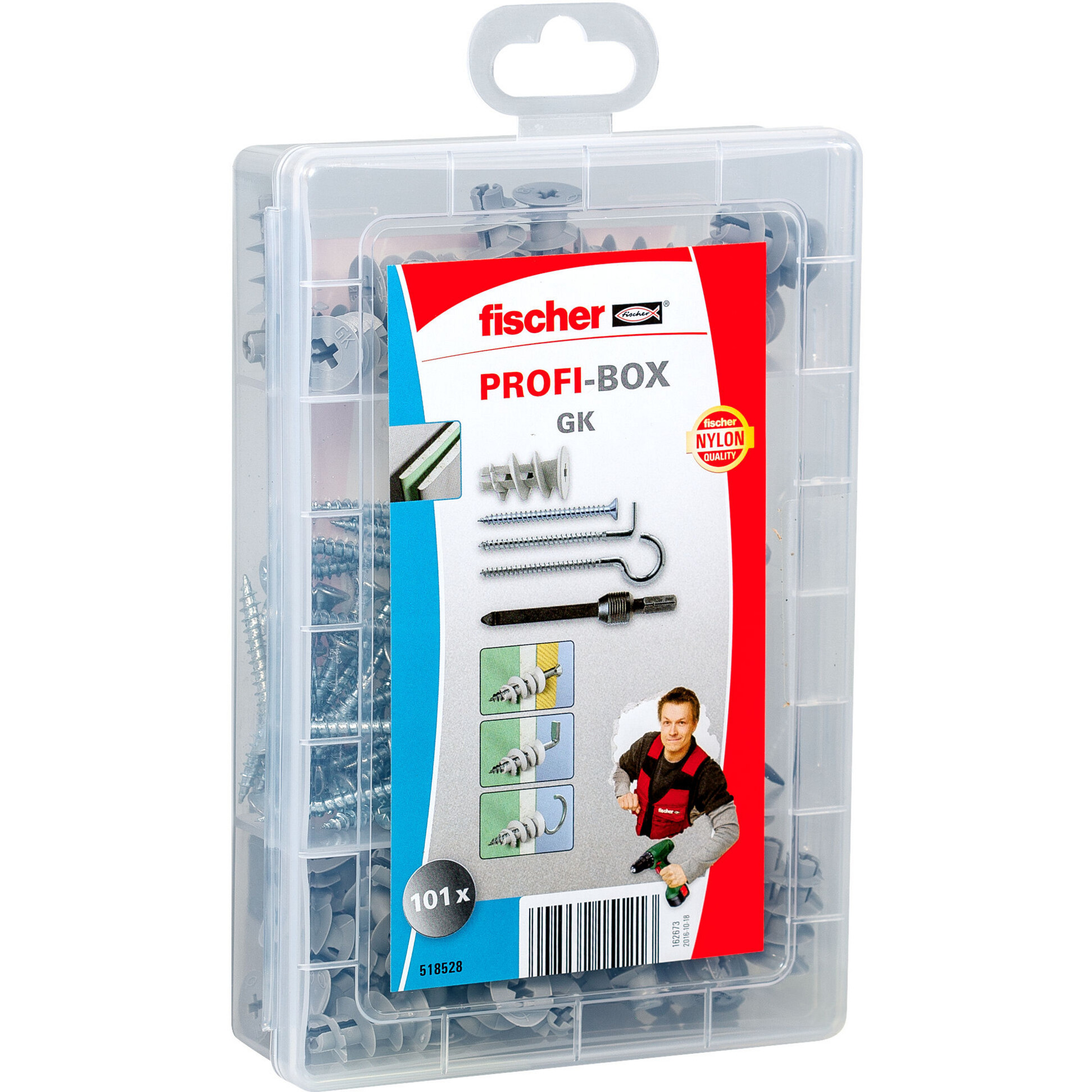 Profi-Box GK + Schrauben, Dübel