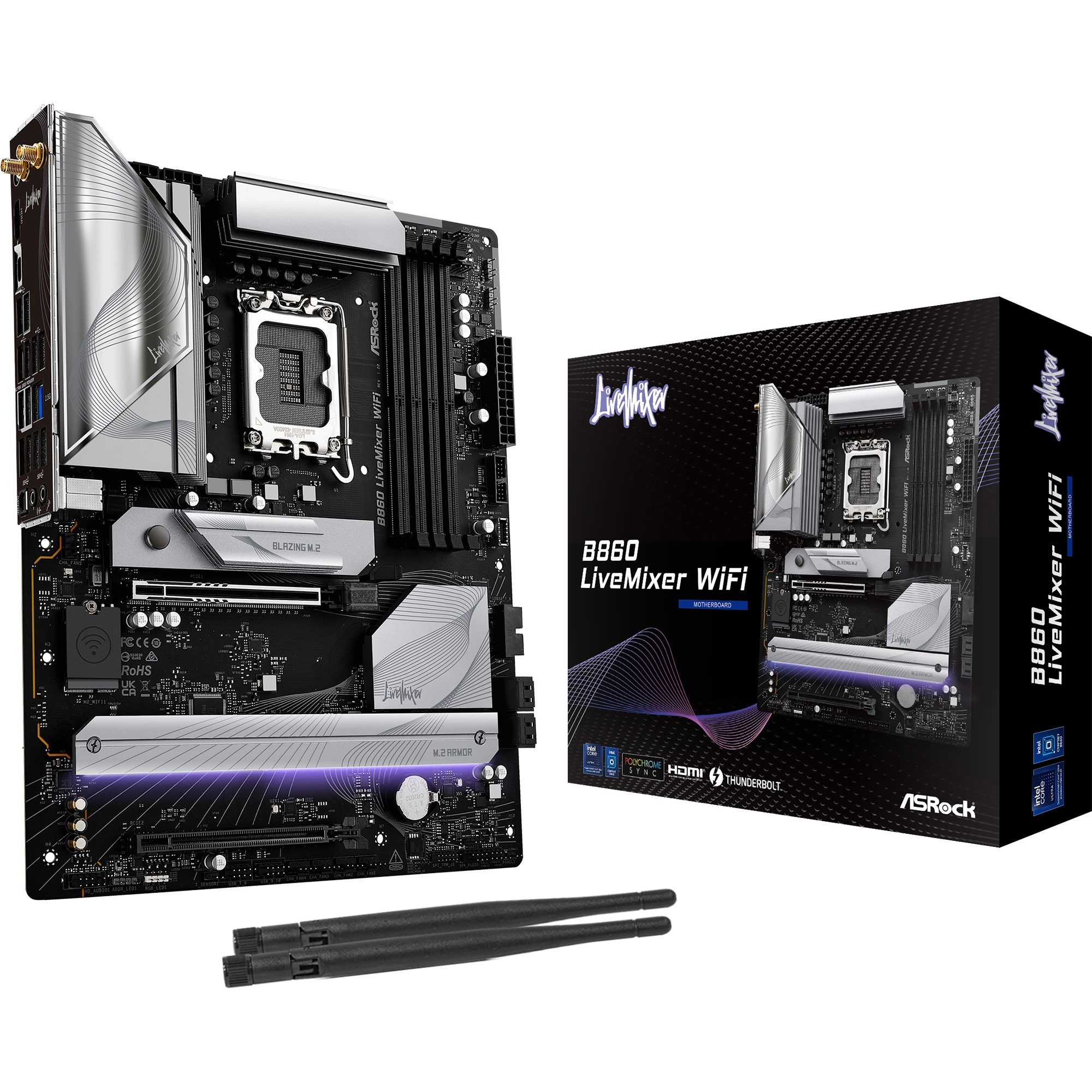 B860 LiveMixer WiFi, Mainboard