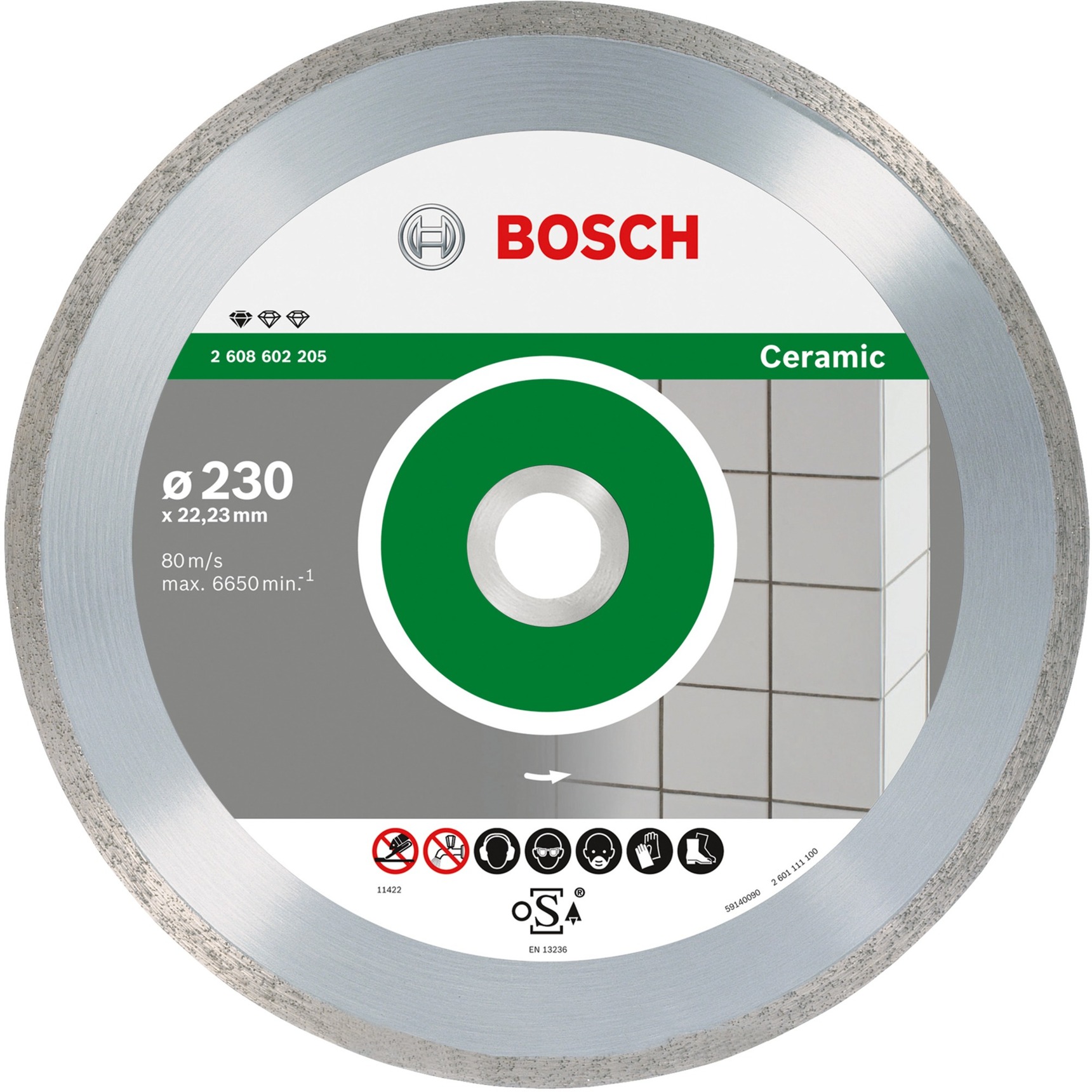 Diamanttrennscheibe Standard for Ceramic, Ø 230mm