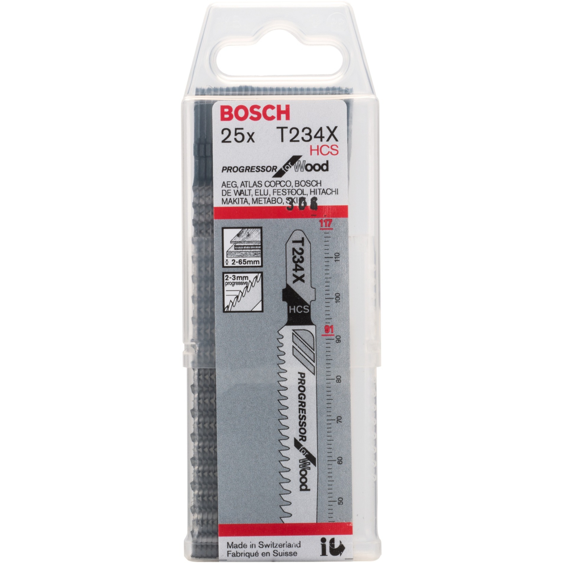Stichsägeblatt T 234 X Progressor for Wood, 117mm