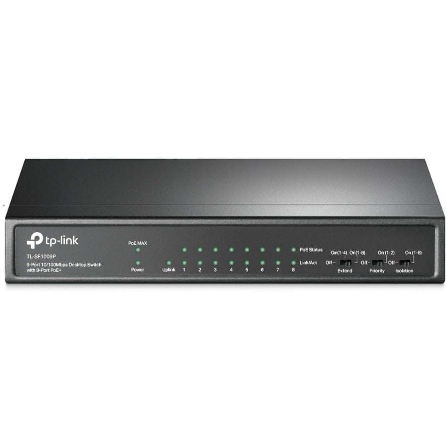 TL-SF1009P, Switch