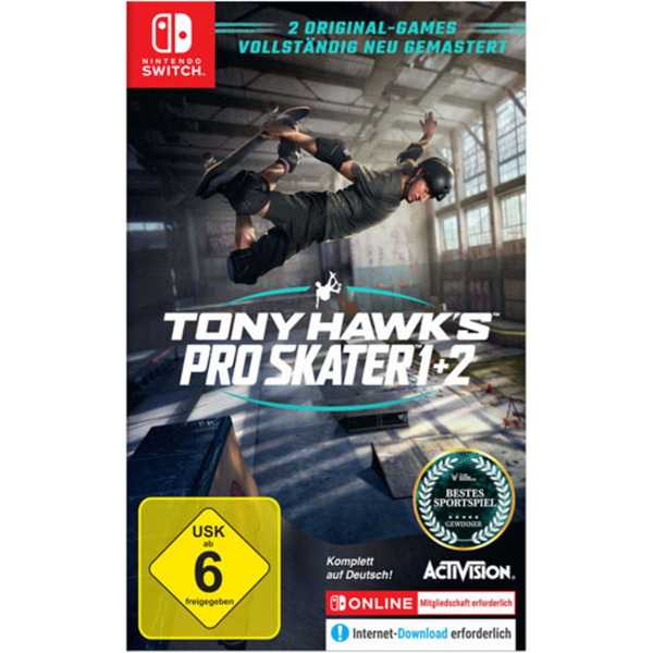 Tony Hawks Pro Skater 1+2, Nintendo Switch-Spiel