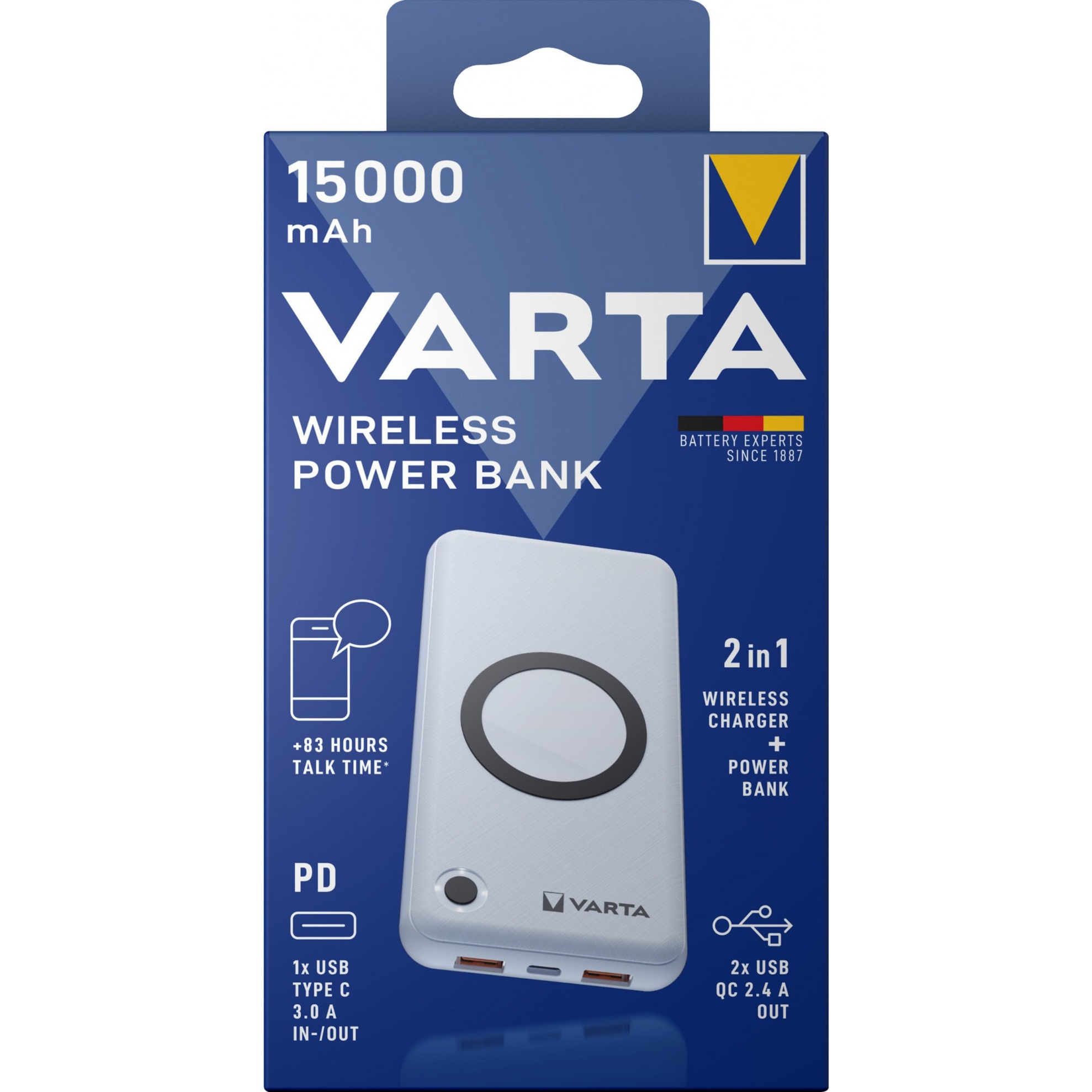 Wireless Powerbank 15.000
