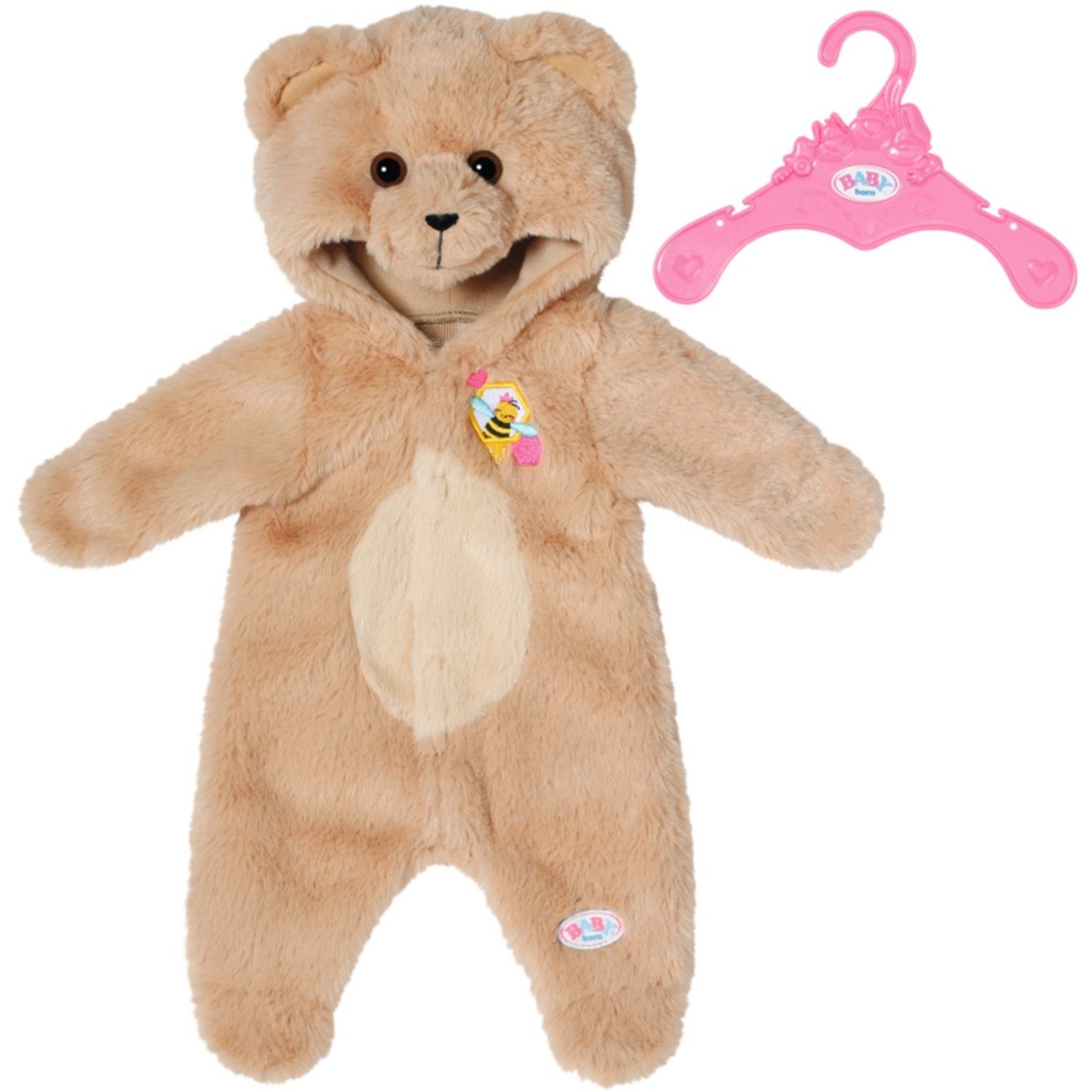 Zapf Creation BABY born® Bär Kuschelanzug 43cm, Puppenzubehör | 04001167836088