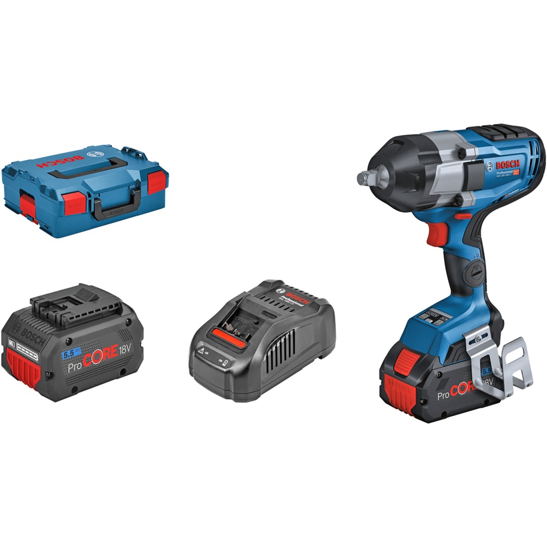 PRO Akku-Schlagschrauber BITURBO GDS 18V-1000 C Professional, 18Volt