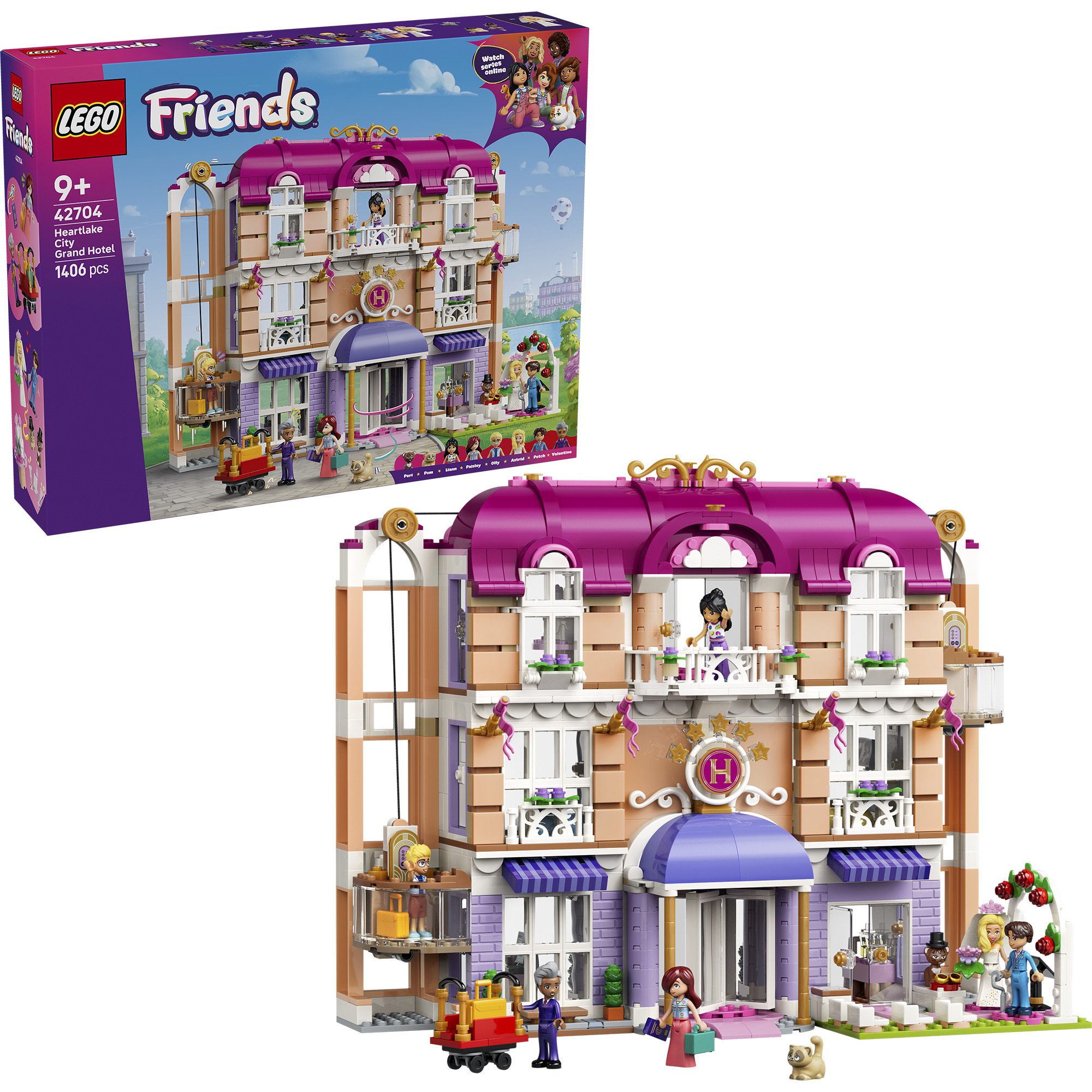 42704 Friends Das Grandhotel von Heartlake City, Konstruktionsspielzeug