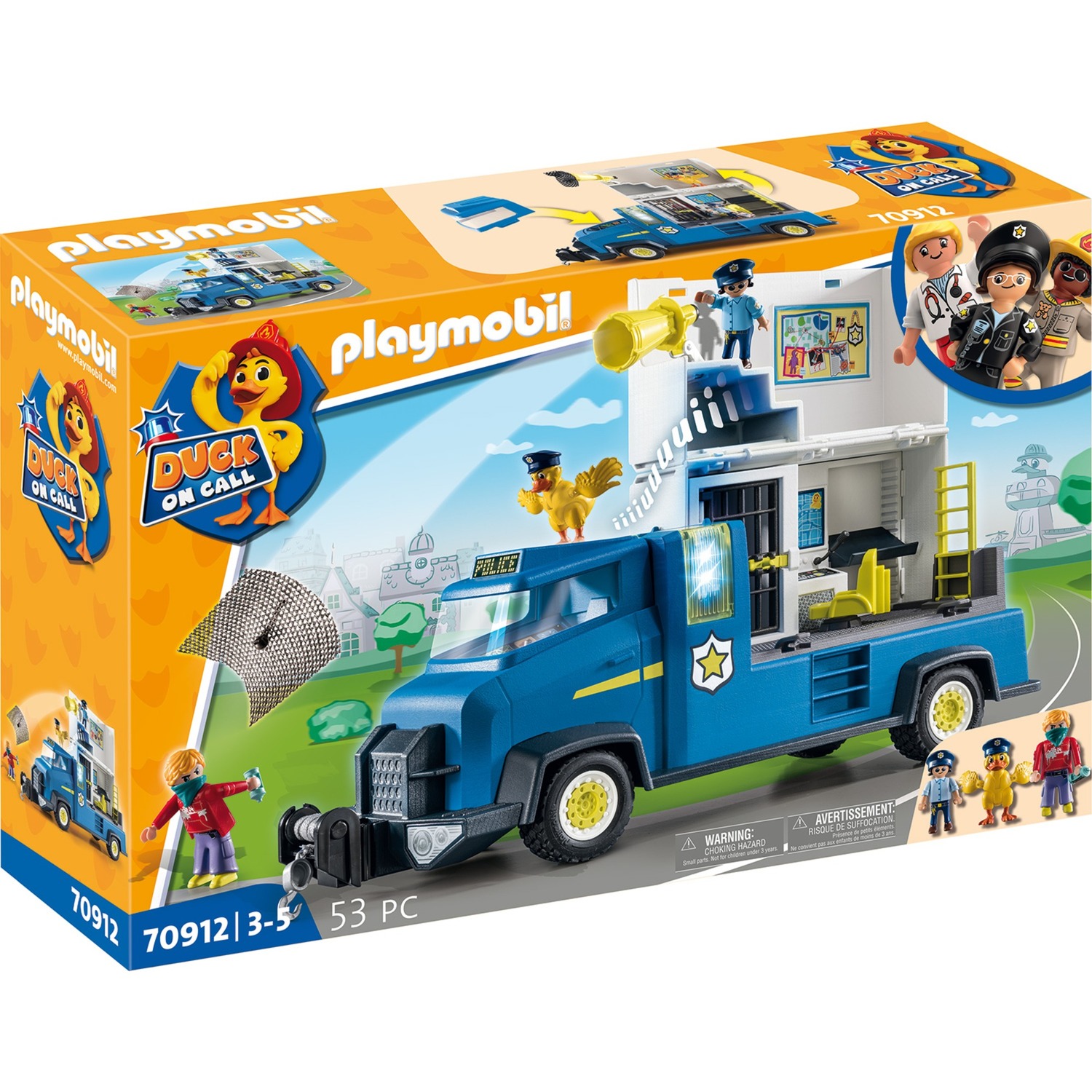 70912 DUCK ON CALL Polizei Truck, Konstruktionsspielzeug