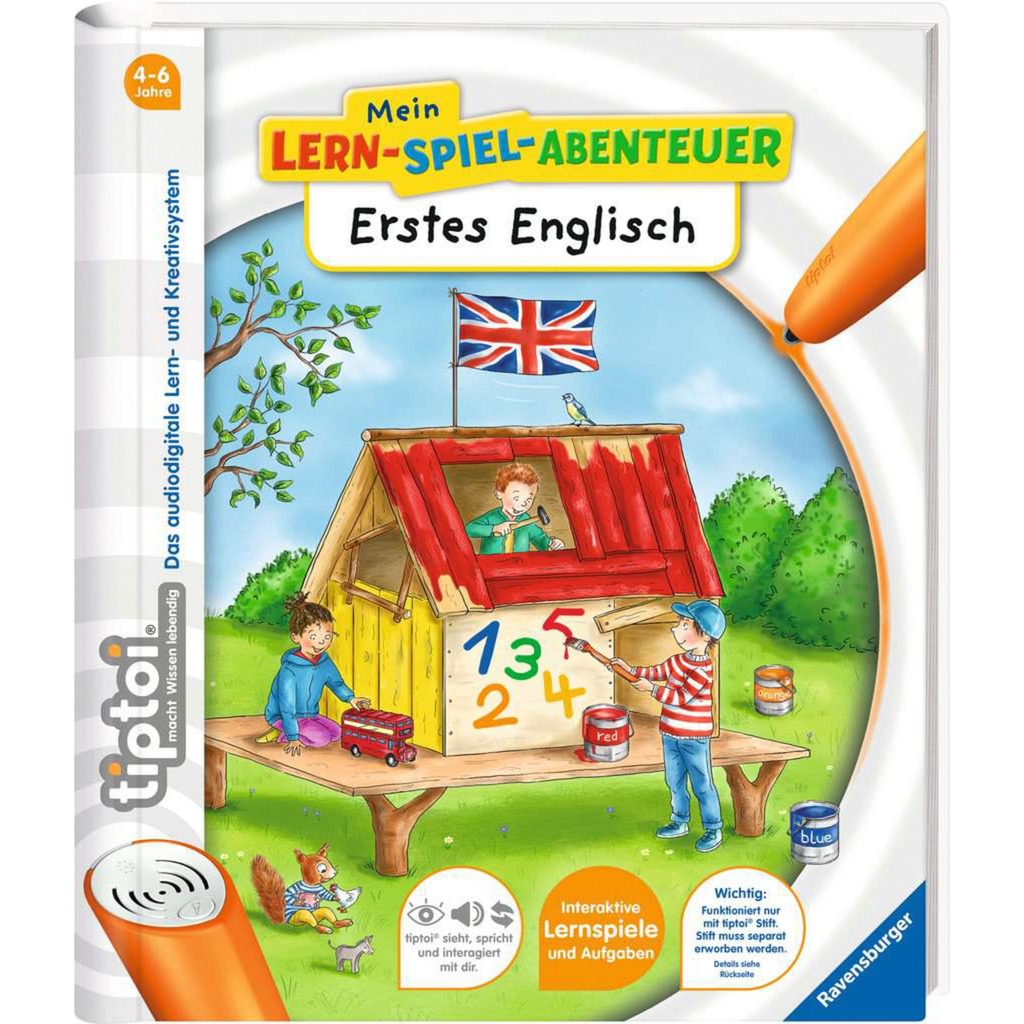 tiptoi Mein Lern-Spiel-Abenteuer: Erstes Englisch, Lernbuch