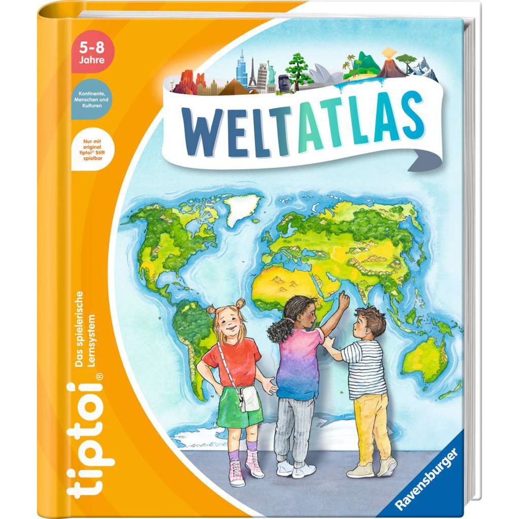 tiptoi Weltatlas, Lernbuch