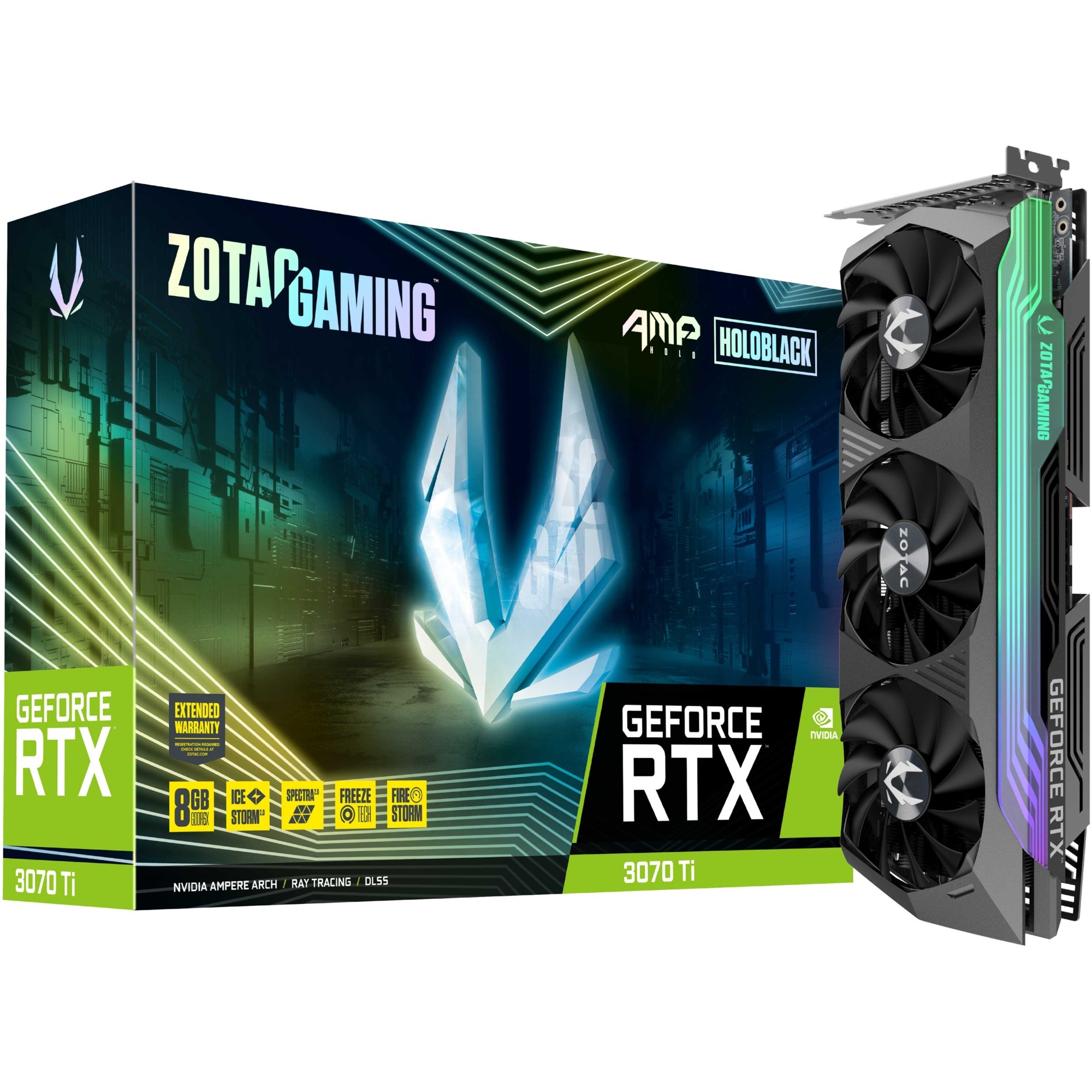 Zotac GeForce RTX 3070 Ti AMP HOLO LHR, Grafikkarte | 04895173623356