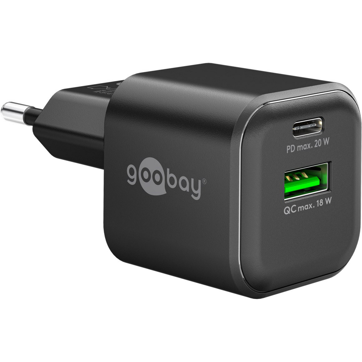 20 W USB-C PD GaN Dual-Schnellladegerät Nano