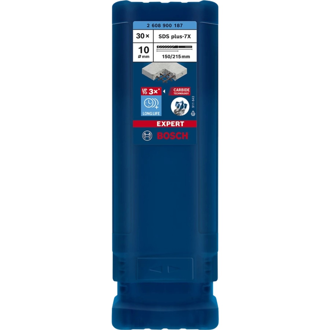 EXPERT Hammerbohrer SDS-plus-7X, Ø 10mm, 30 Stück