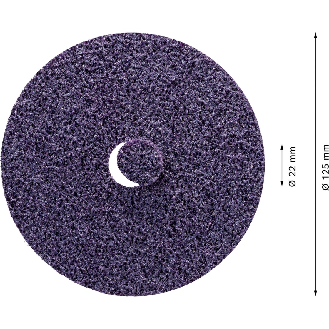 Expert Vlies-Schleifscheibe N477 SCM, Ø 125mm, extra grob