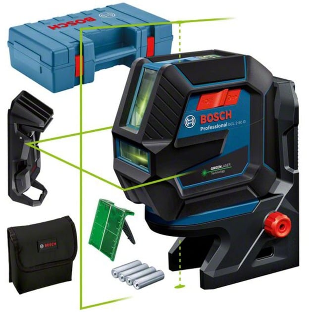 Kombilaser GCL 2-50 G Professional, mit Deckenklemme, Kreuzlinienlaser