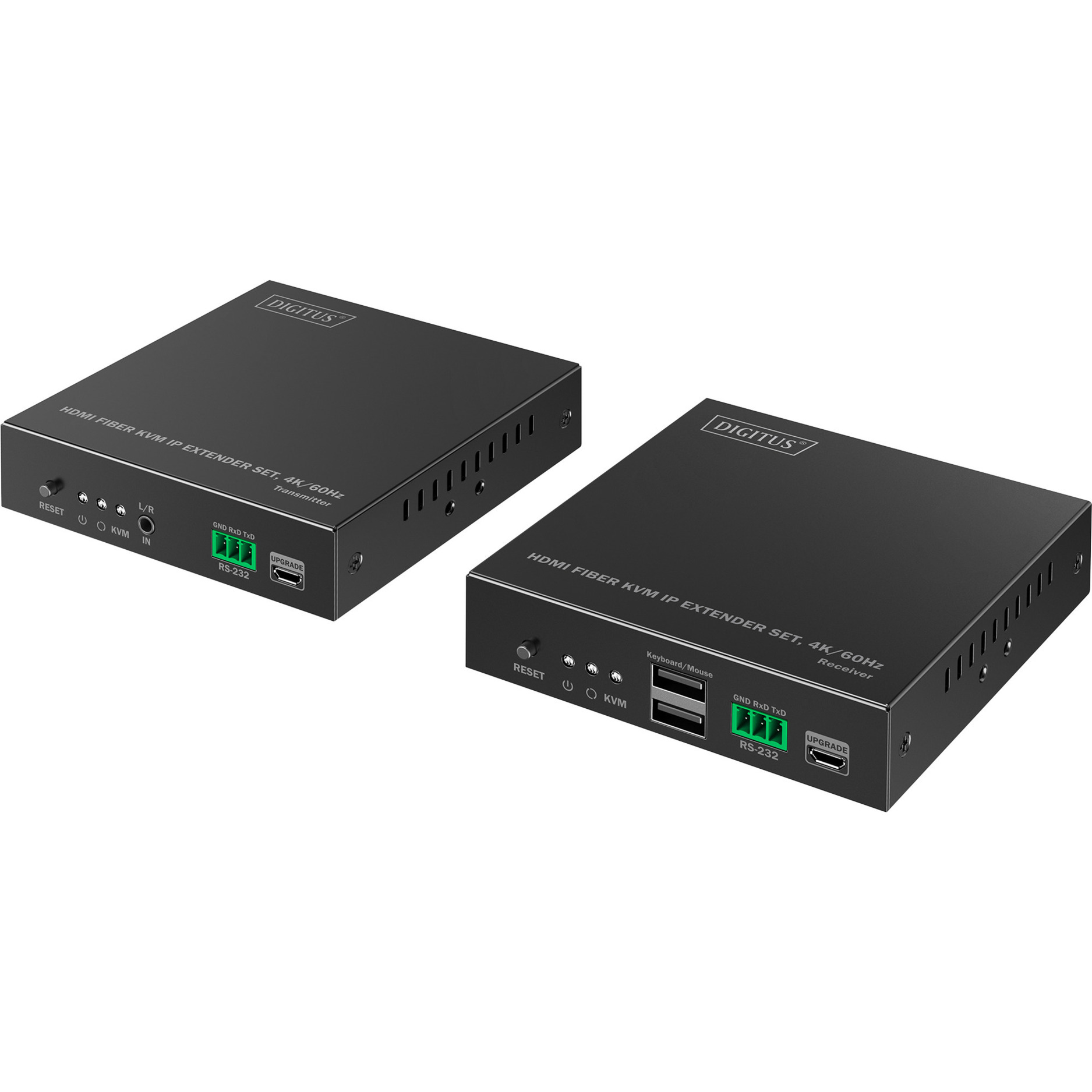 HDMI Fiber KVM IP Extender Set, KVM-Switch