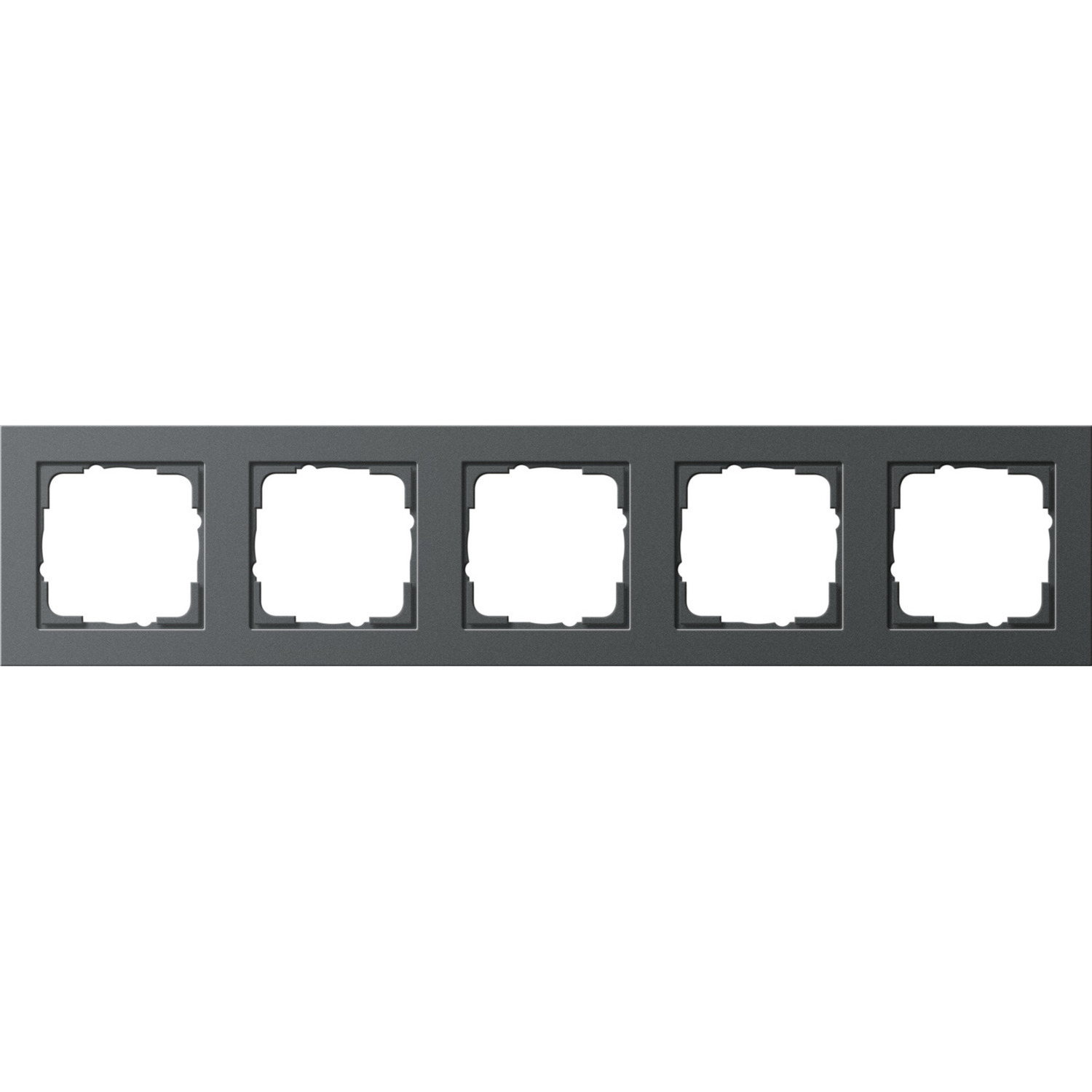 Abdeckrahmen fünffach E2 System 55 Typ 021523 Kunststoff Thermoplast IP20