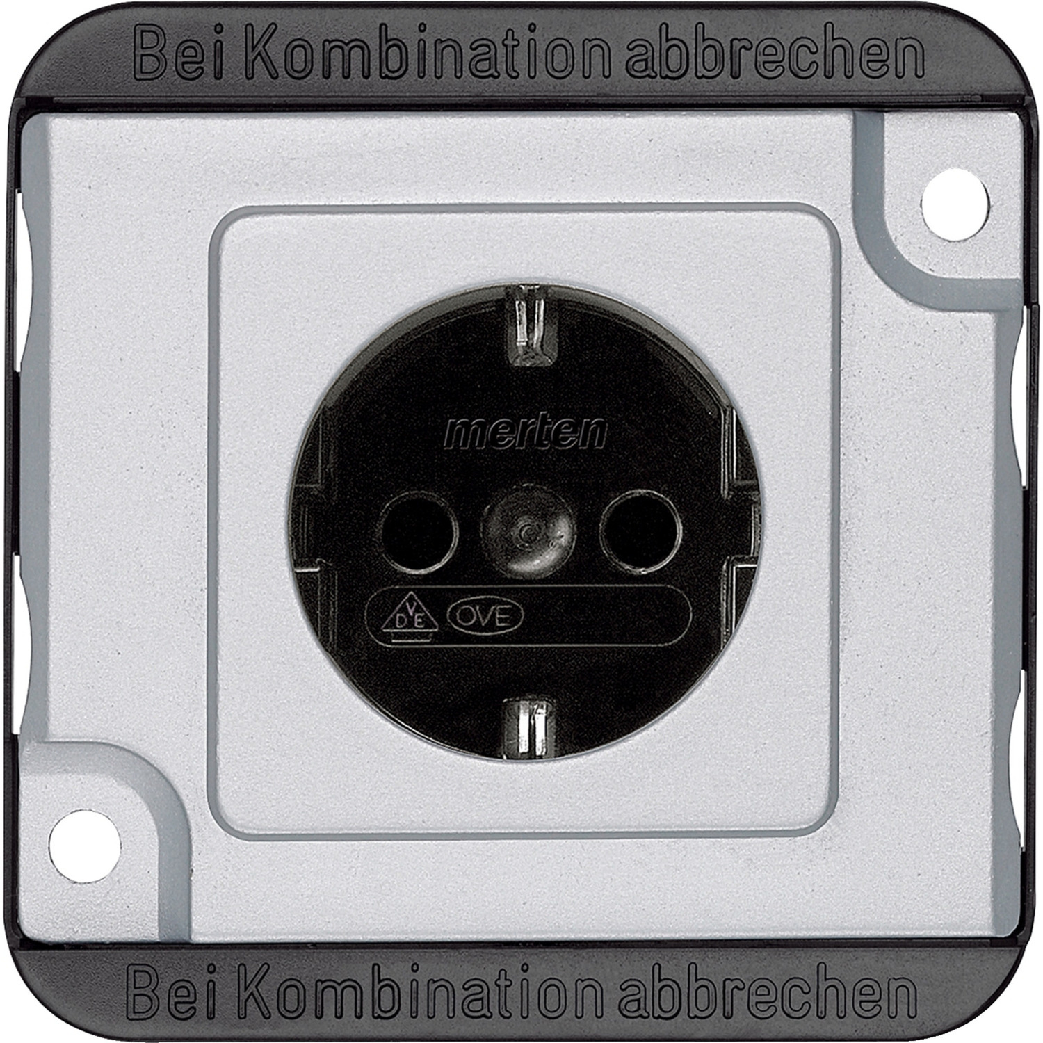 Schutzkontakt-Steckdose Schuko Standard mit erhöhtem Berührungsschutz, 16 Ampere, 250 Volt
