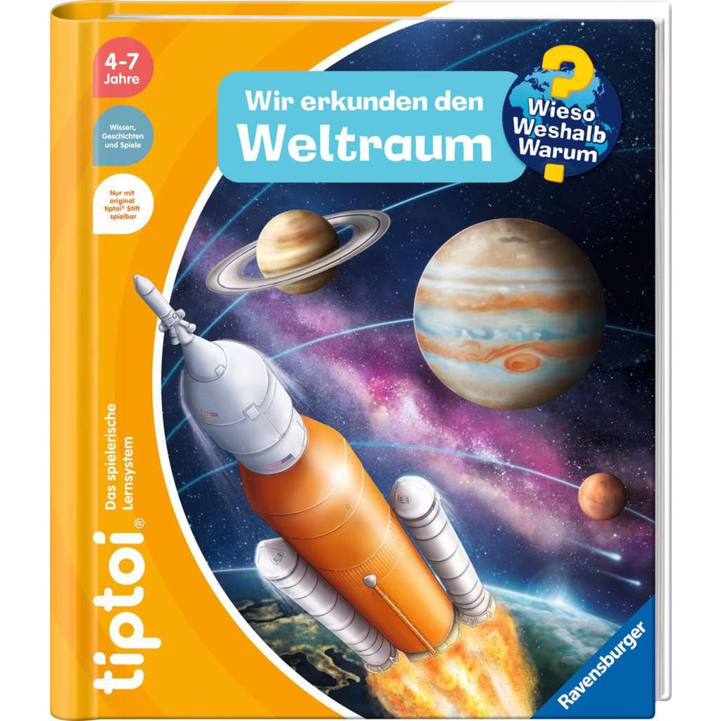 tiptoi Wieso? Weshalb? Warum? Wir erkunden den Weltraum, Lernbuch