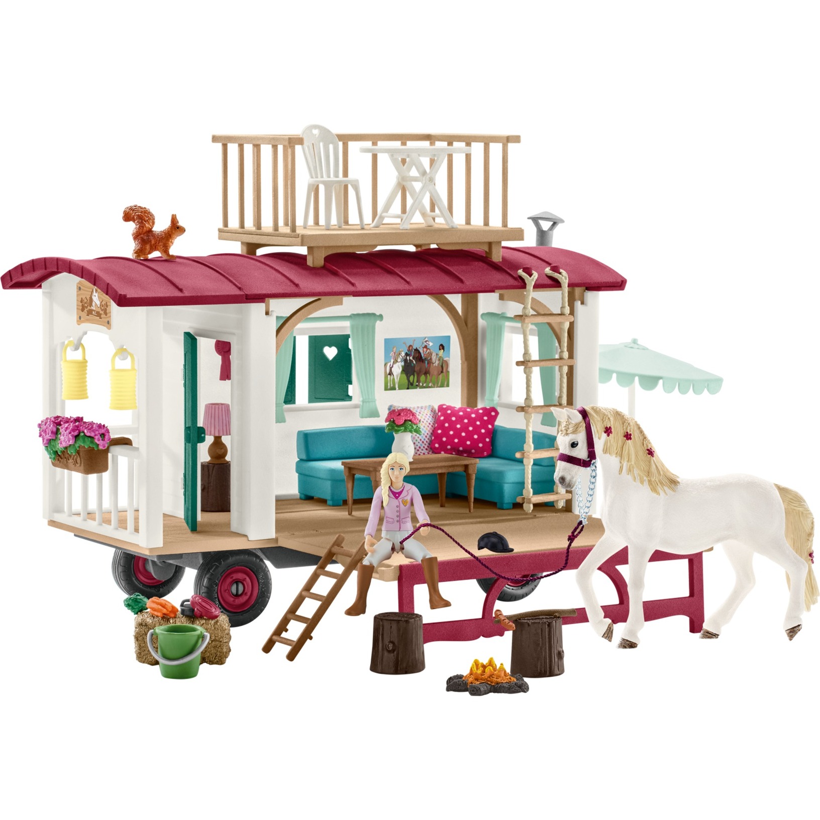 Horse Club Wohnwagen für geheime Club-Treffen, Spielfigur