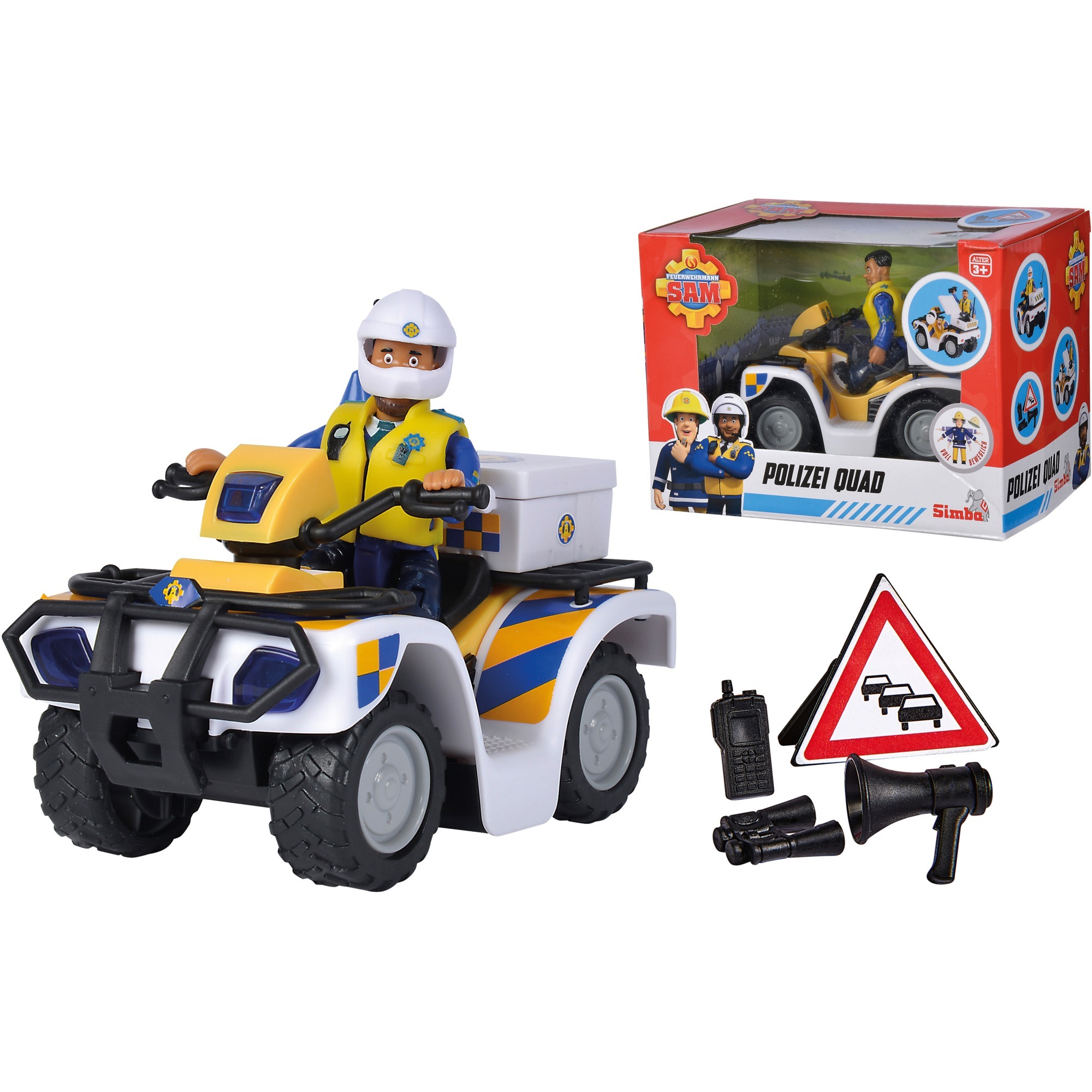 Simba Feuerwehrmann Sam Polizei-Quad, Spielfahrzeug | 04006592062675 Simba Feuerwehrmann Sam Polizei-Quad, Spielfahrzeug | 04006592062675