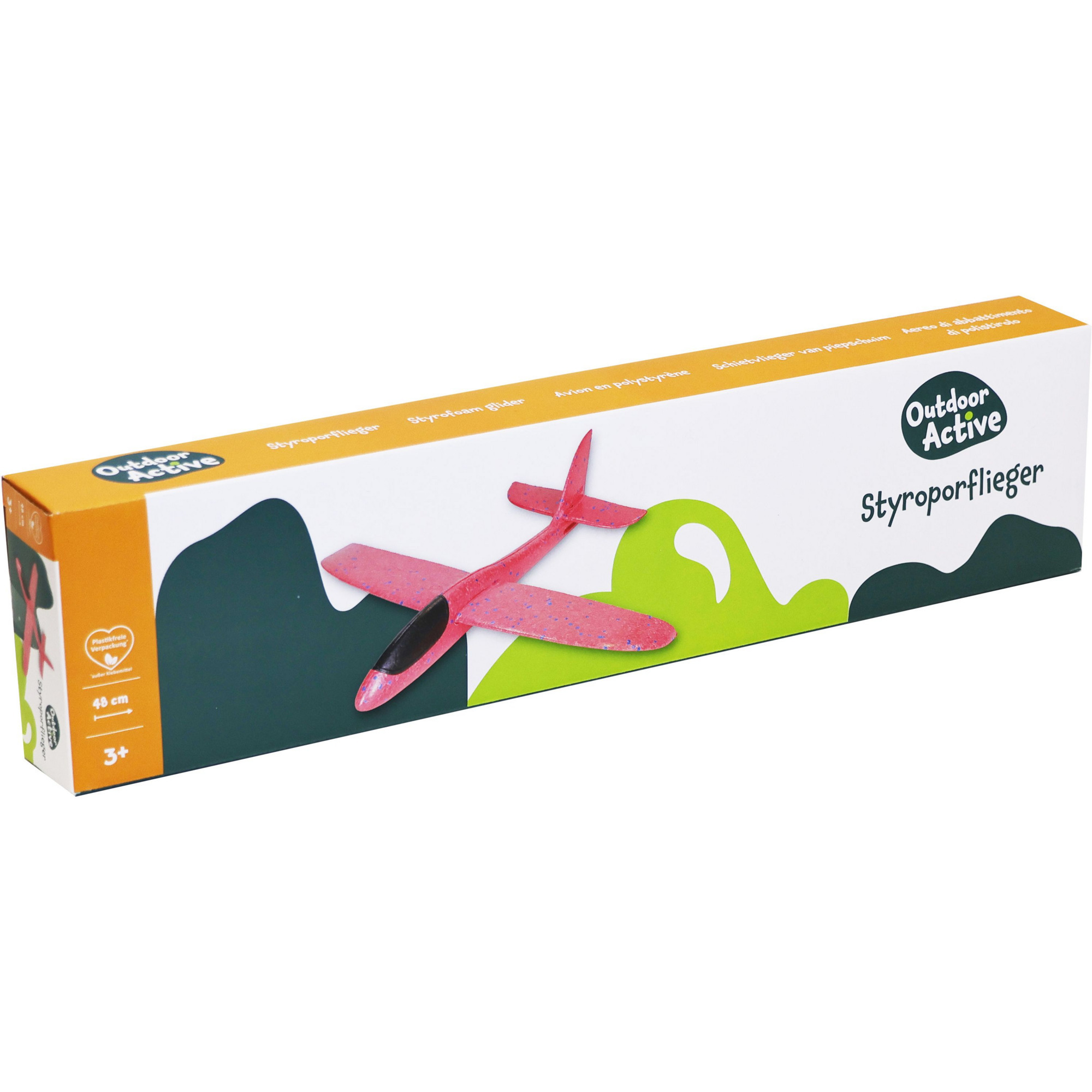 Outdoor active Styroporflieger aus Styropor, Drachen