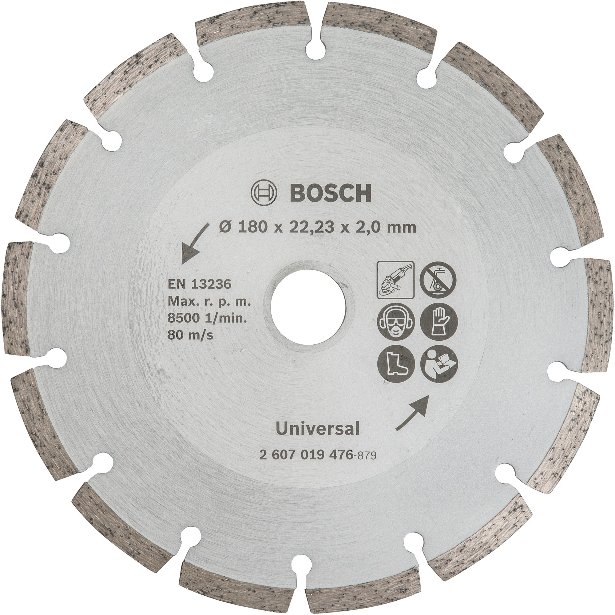 Diamanttrennscheibe Universal, Ø 180mm