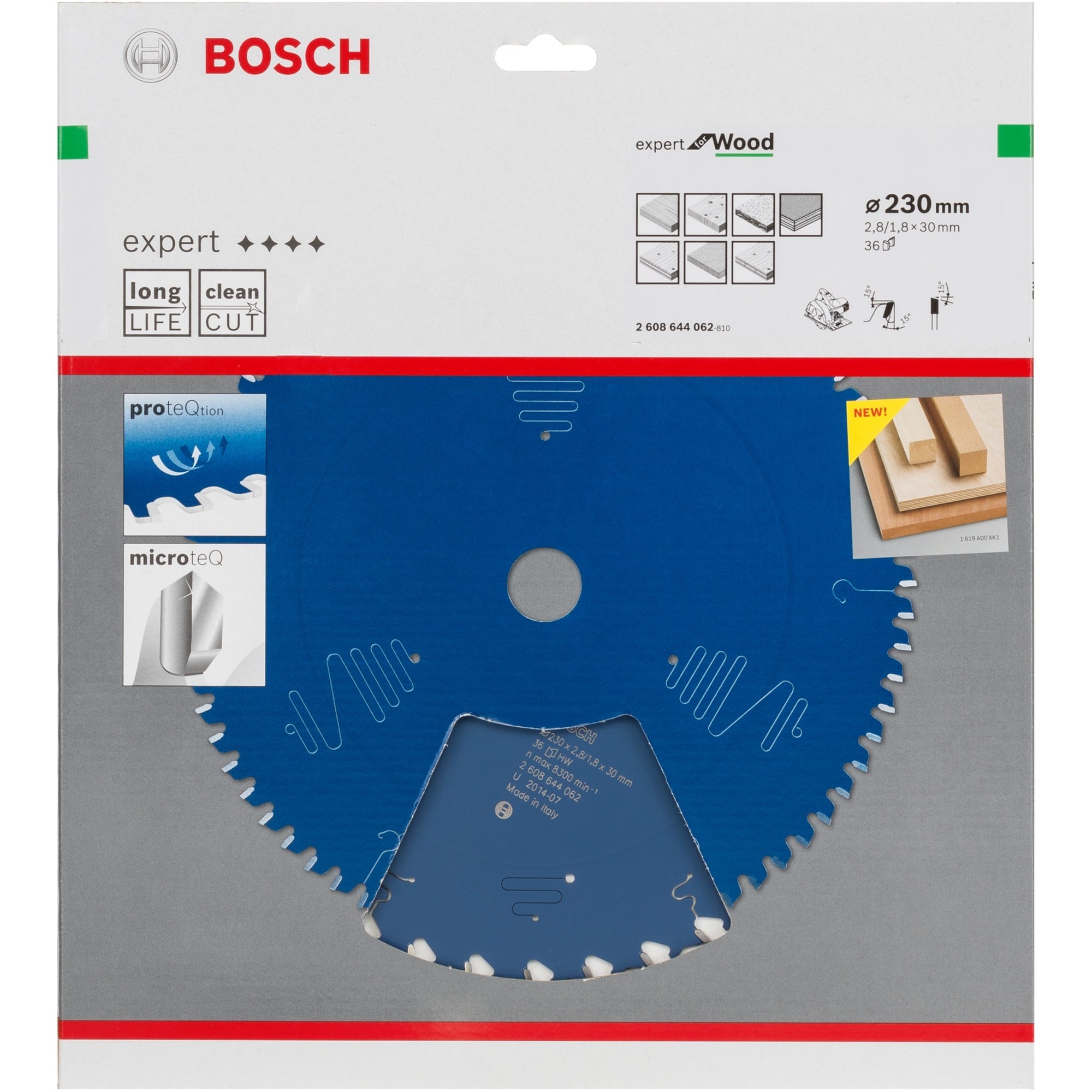 EXPERT Wood Kreissägeblatt, Ø 230mm, 36Z