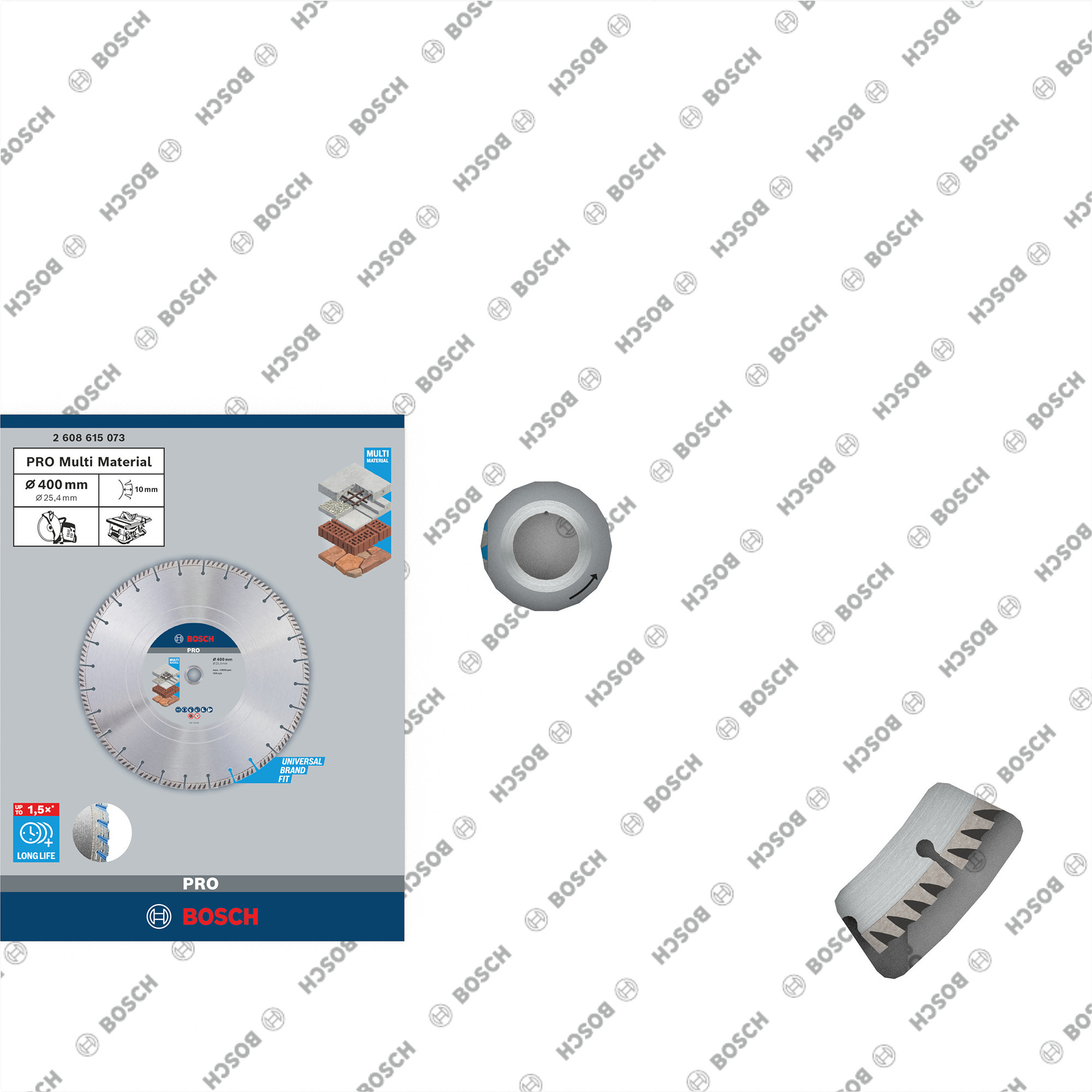 PRO Multi Material Diamant-Trennscheibe, Ø 400mm