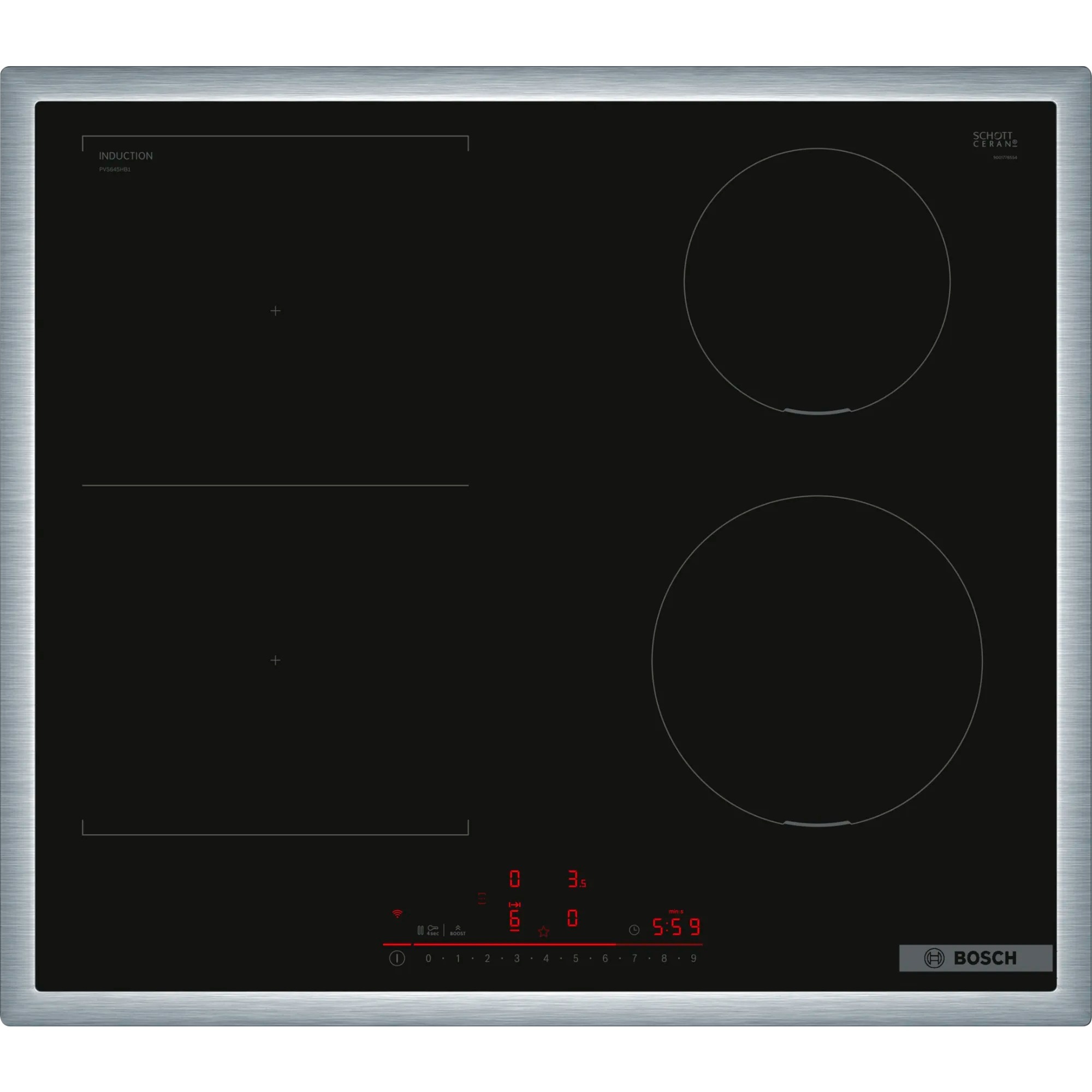 Bosch PVS645HB1E Serie 6, Autarkes Kochfeld | 04242005394296 Bosch PVS645HB1E Serie 6, Autarkes Kochfeld | 04242005394296
