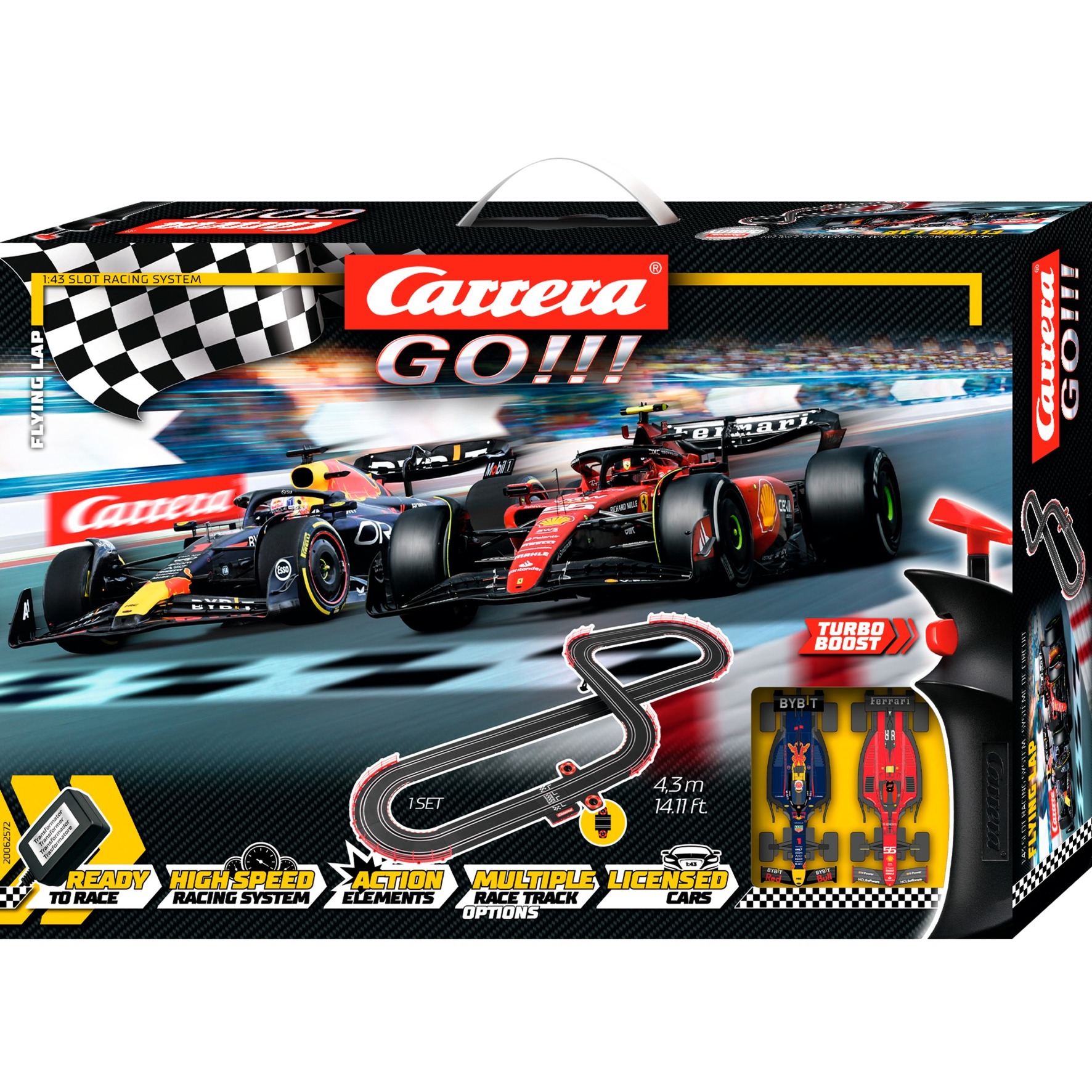 Carrera GO!!! Flying Lap, Rennbahn | 04007486625723 Carrera GO!!! Flying Lap, Rennbahn | 04007486625723
