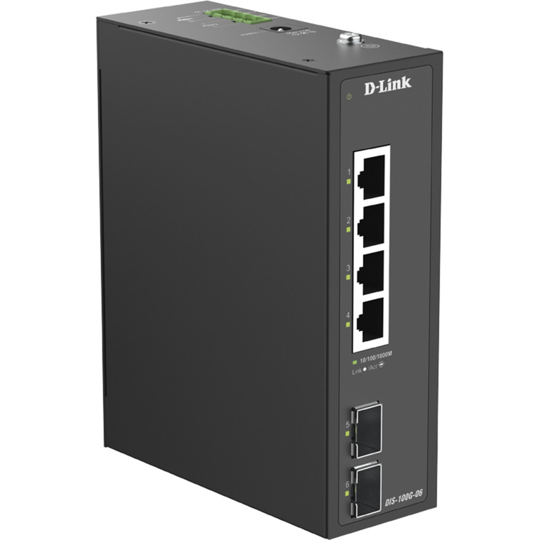 Industrial Gigabit Unmanaged Switch DIS-100G-06