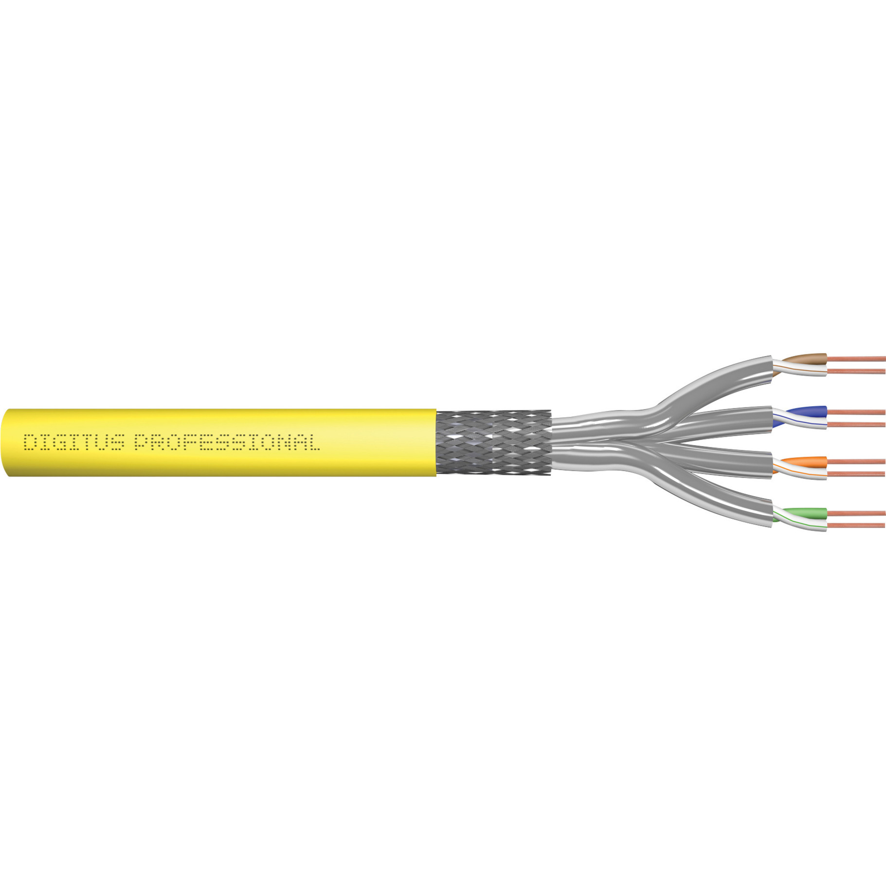 Professional Cat.7a S/FTP Verlegekabel simplex, Cca