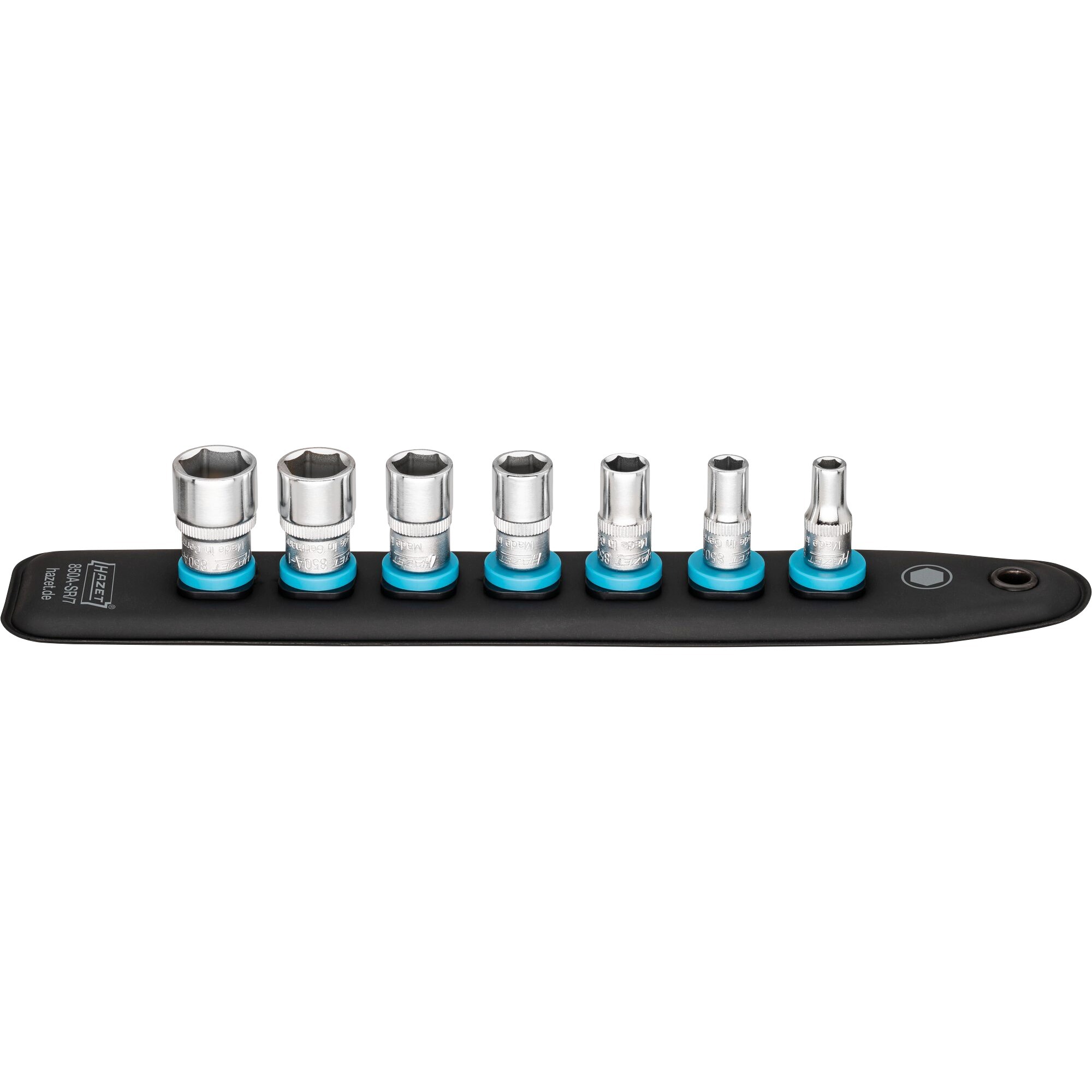 Hazet SmartRail 1/4″ Steckschlüssel 850A-SR/7, Sechskant, 7-teilig | 04000896250752 Hazet SmartRail 1/4″ Steckschlüssel 850A-SR/7, Sechskant, 7-teilig | 04000896250752