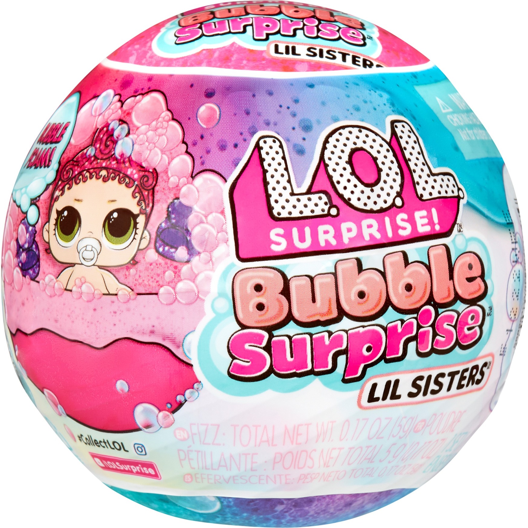 MGA Entertainment L.O.L. Surprise Bubble Surprise Lil Sisters, Spielfigur | 00035051119791 MGA Entertainment L.O.L. Surprise Bubble Surprise Lil Sisters, Spielfigur | 00035051119791