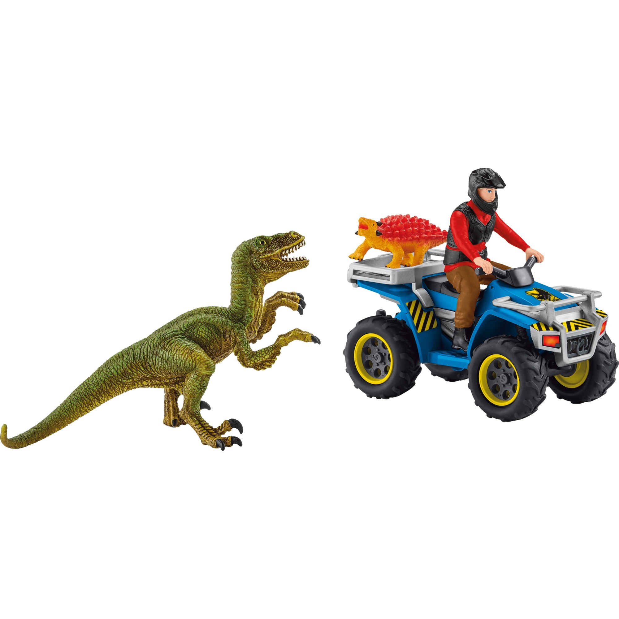 Schleich Dinosaurs Flucht auf Quad vor Velociraptor, Spielfigur | 04059433014333 Schleich Dinosaurs Flucht auf Quad vor Velociraptor, Spielfigur | 04059433014333