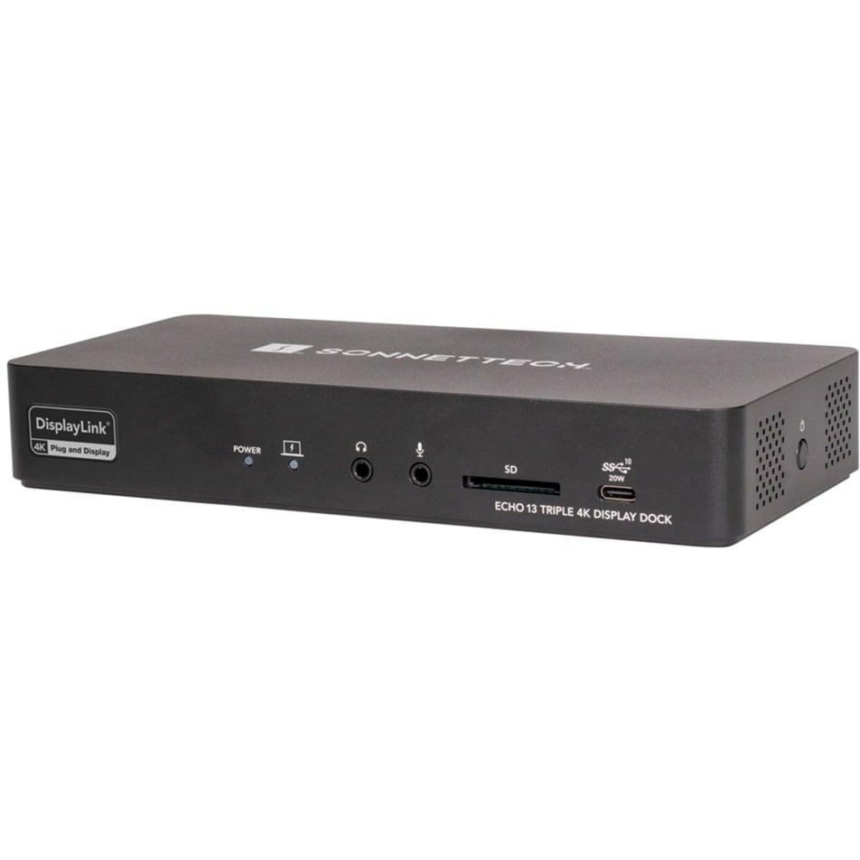 Sonnet Echo 13 Triple 4K Display Dock, Dockingstation | 00732311013621 Sonnet Echo 13 Triple 4K Display Dock, Dockingstation | 00732311013621