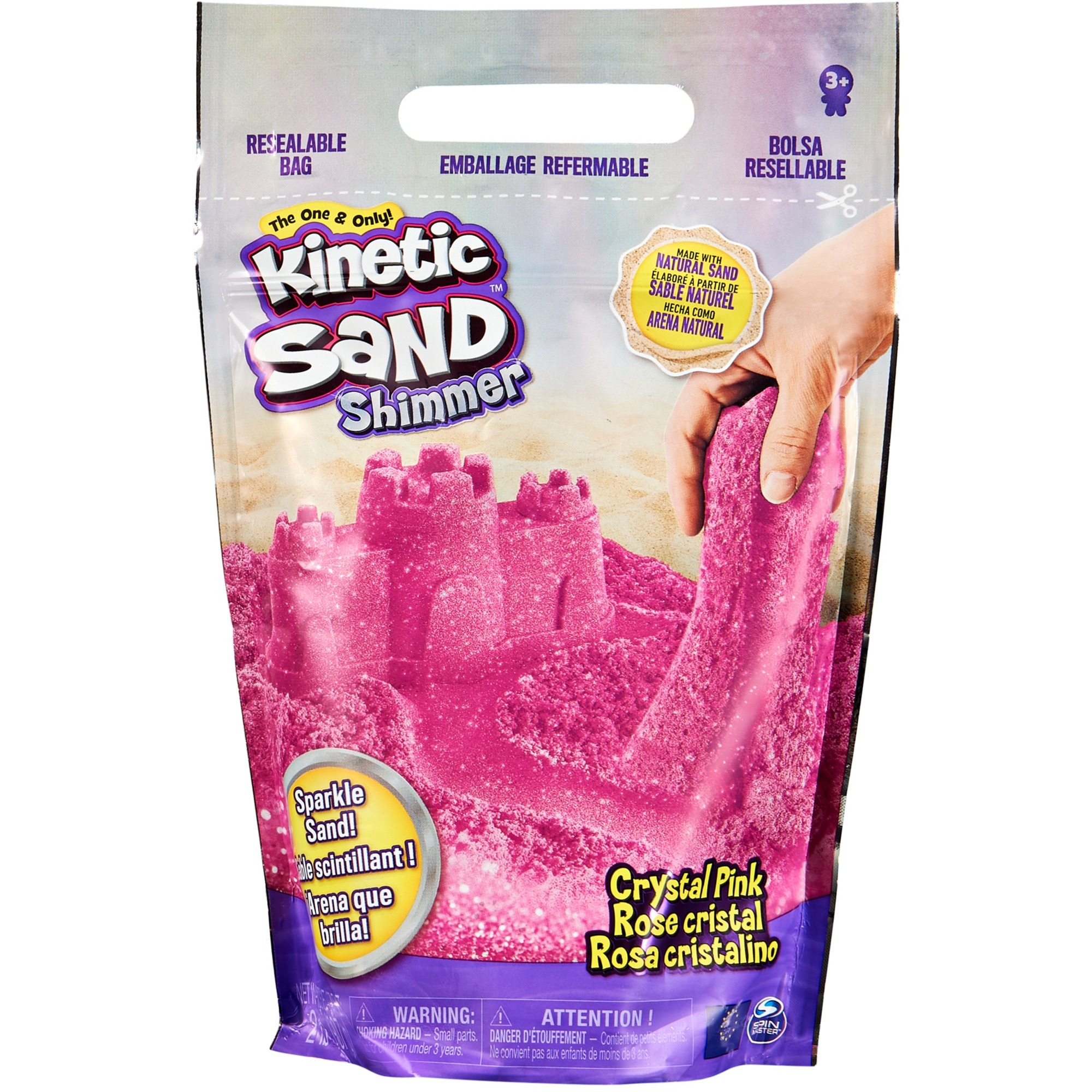 Kinetic Sand - Schimmersand Crystal Pink, Spielsand