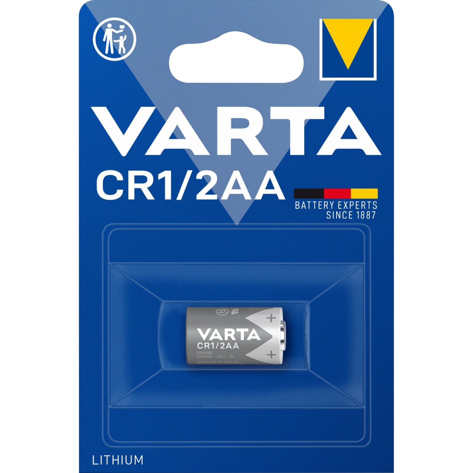 Electronics CR1/2 AA, Batterie