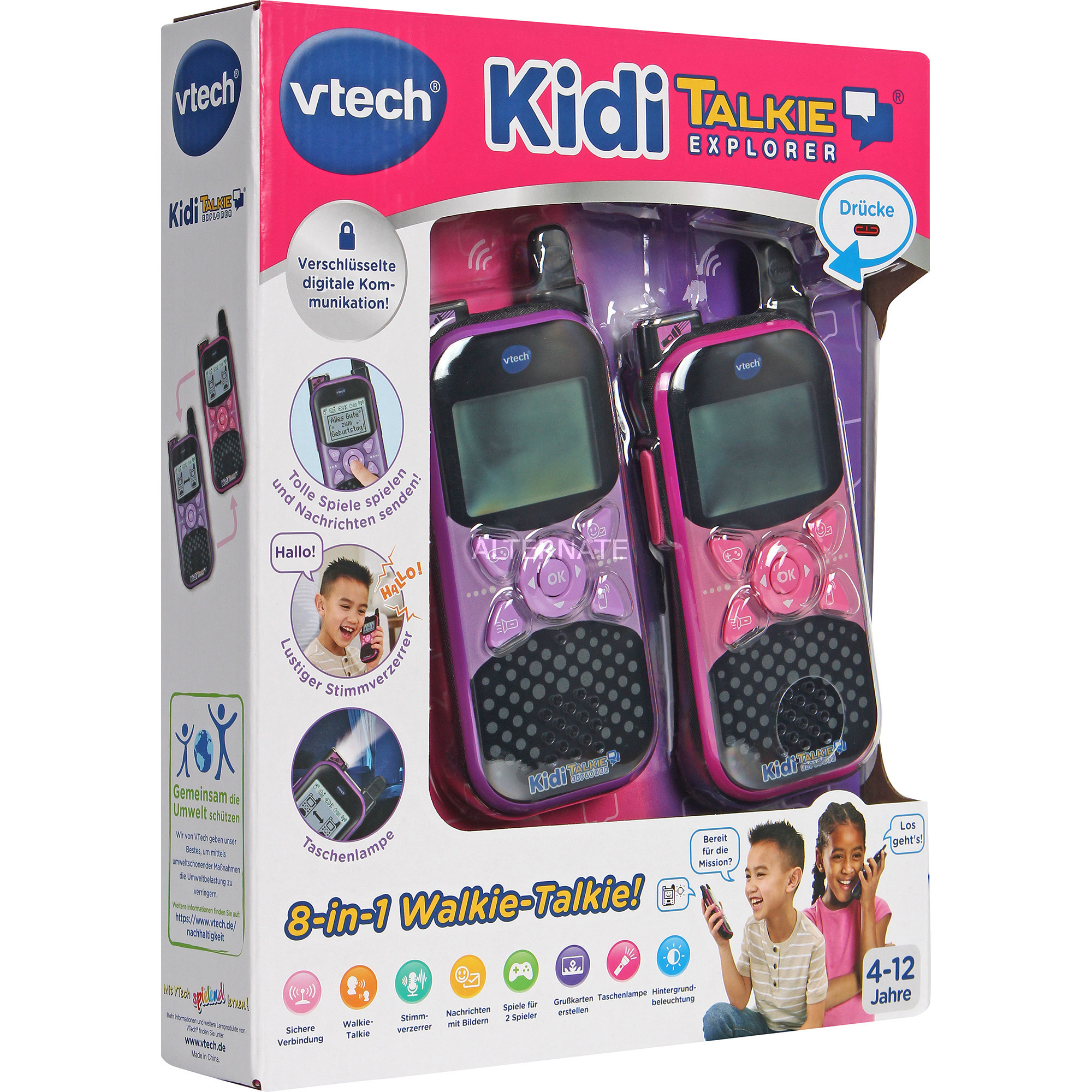 KidiTalkie Explorer, Walkie-Talkie