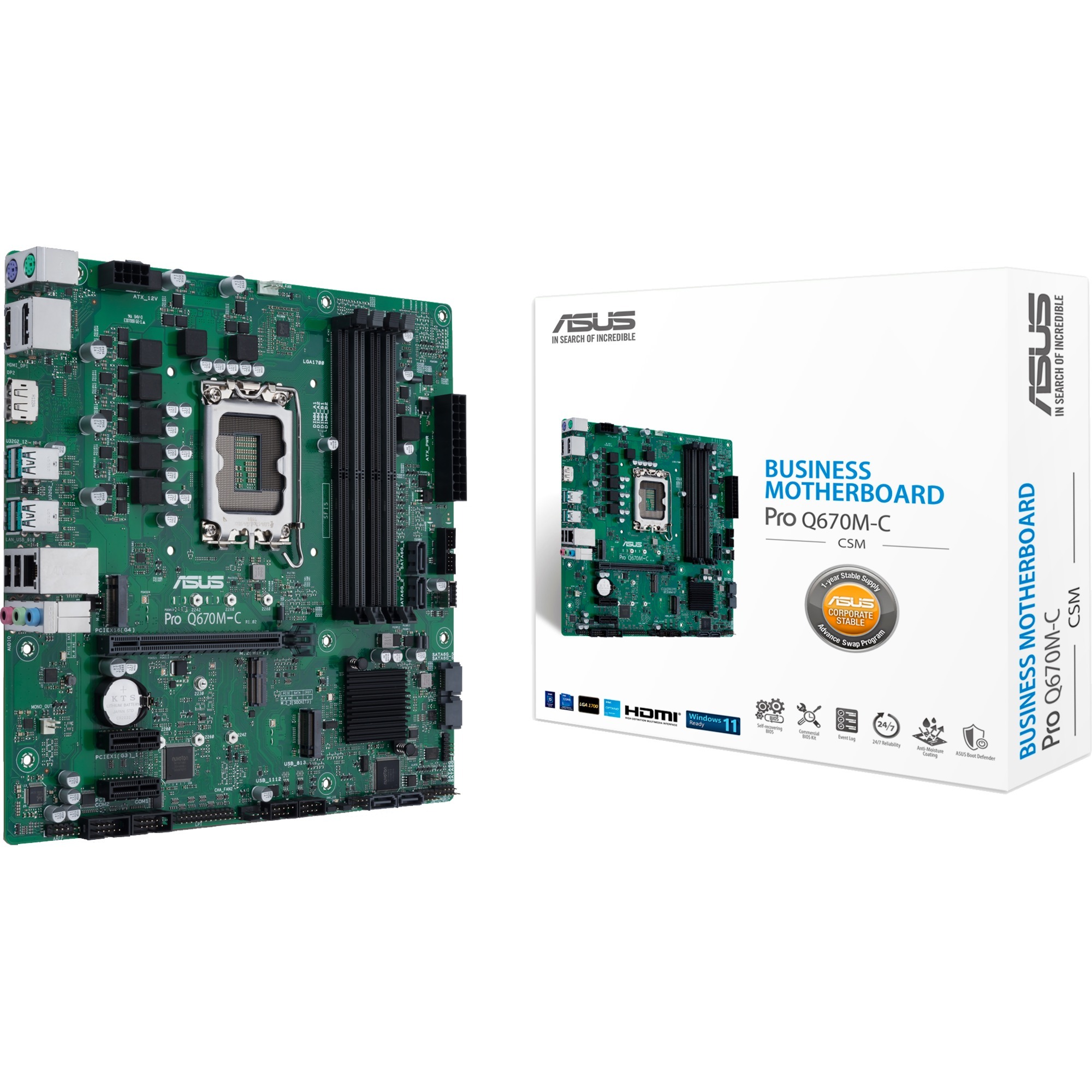 Asus PRO Q670M-C-CSM | 04711081518389 Asus PRO Q670M-C-CSM | 04711081518389