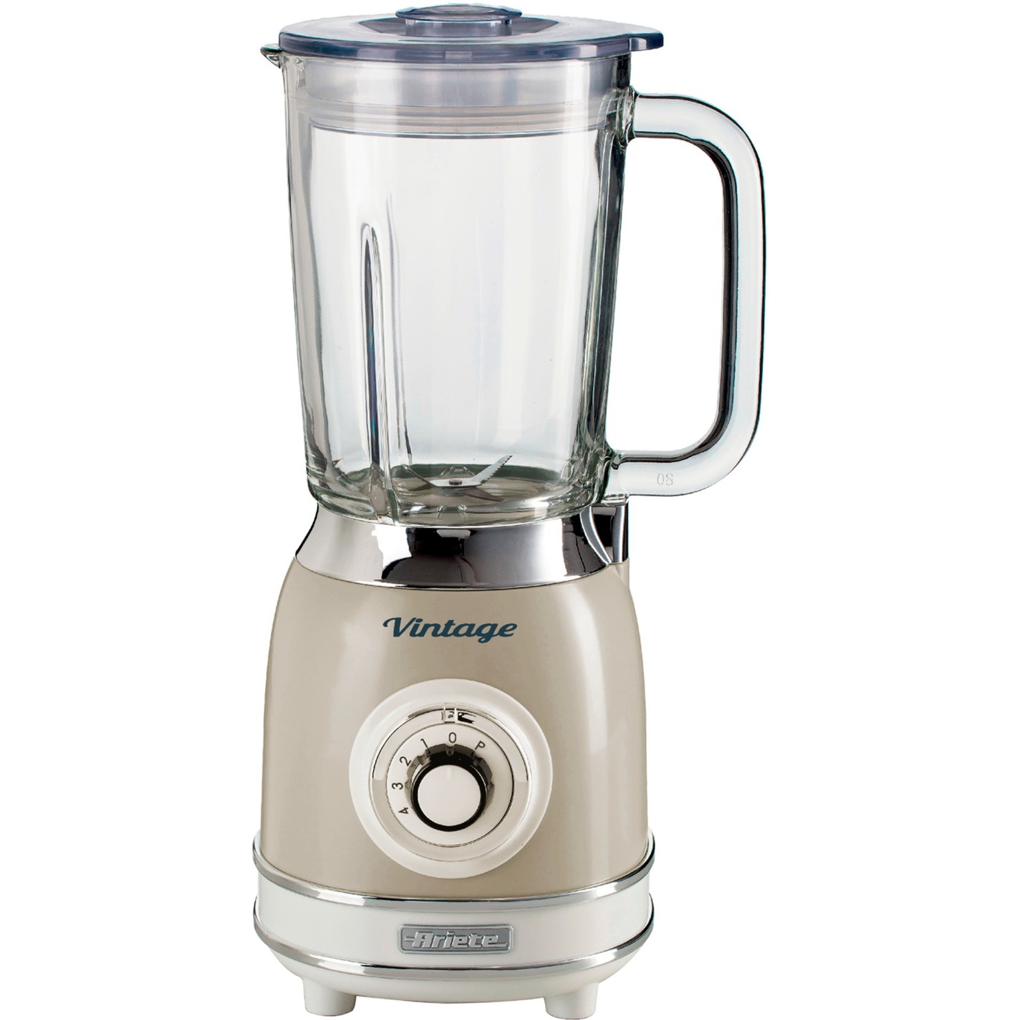 Standmixer Vintage creme, Glasbecher