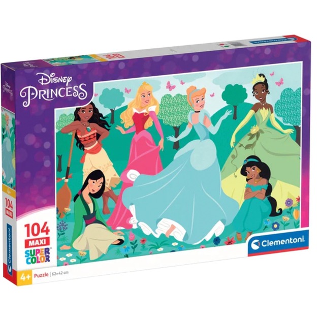 Clementoni Supercolor Maxi – Disney Princess, Puzzle | 08005125237678 Clementoni Supercolor Maxi – Disney Princess, Puzzle | 08005125237678