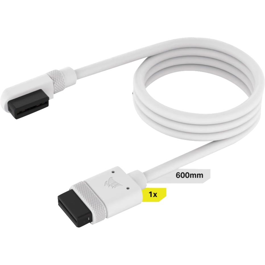 iCUE LINK Slim-Kabel, 600mm, 90° abgewinkelt